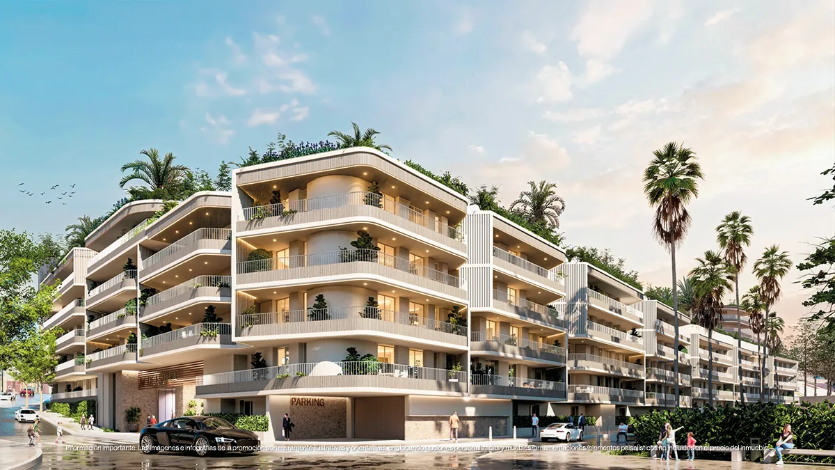 Moderne gevel van Magna Torremolinos