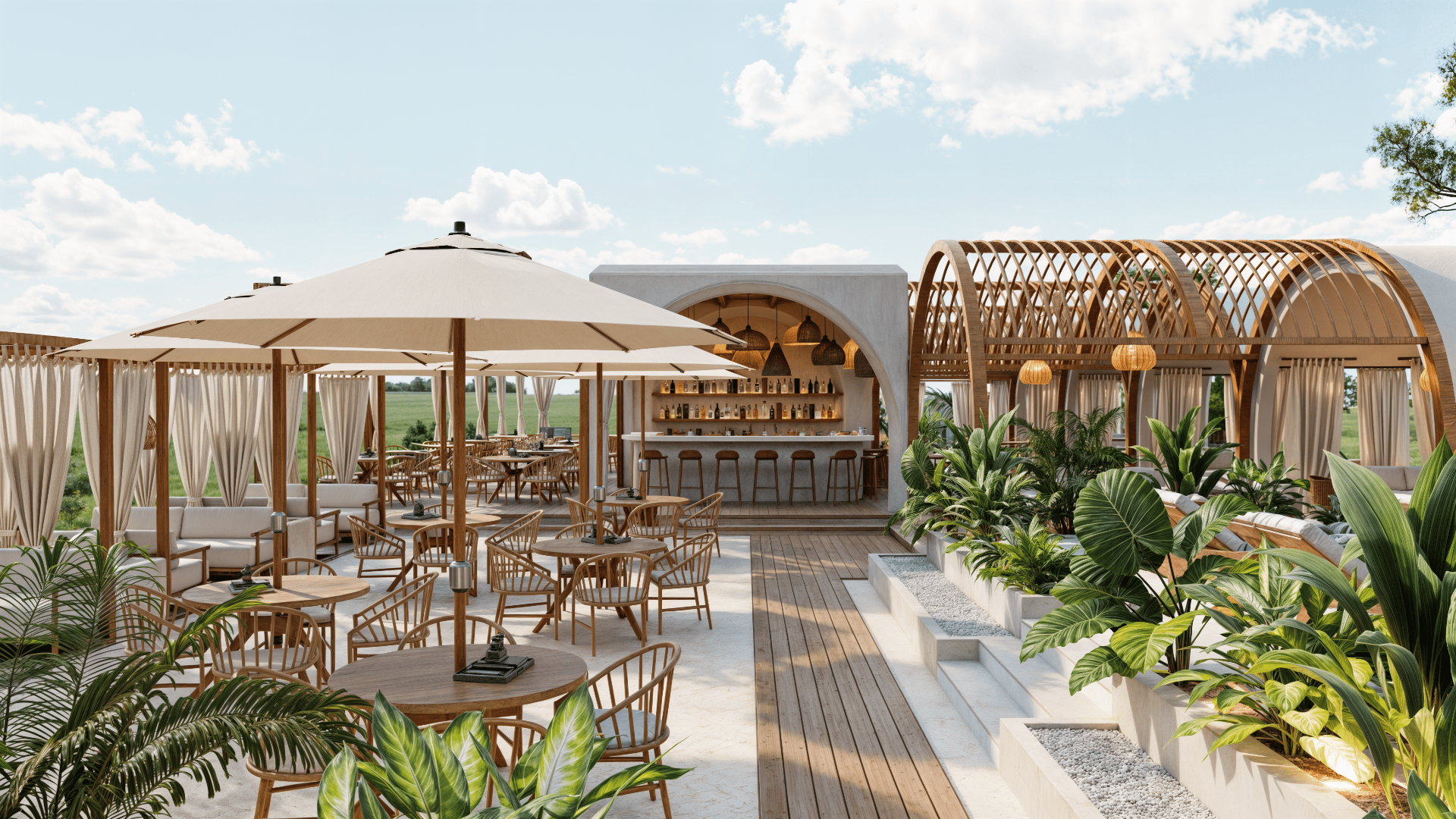 Architectonische rendering van Nova Ocean Resort
