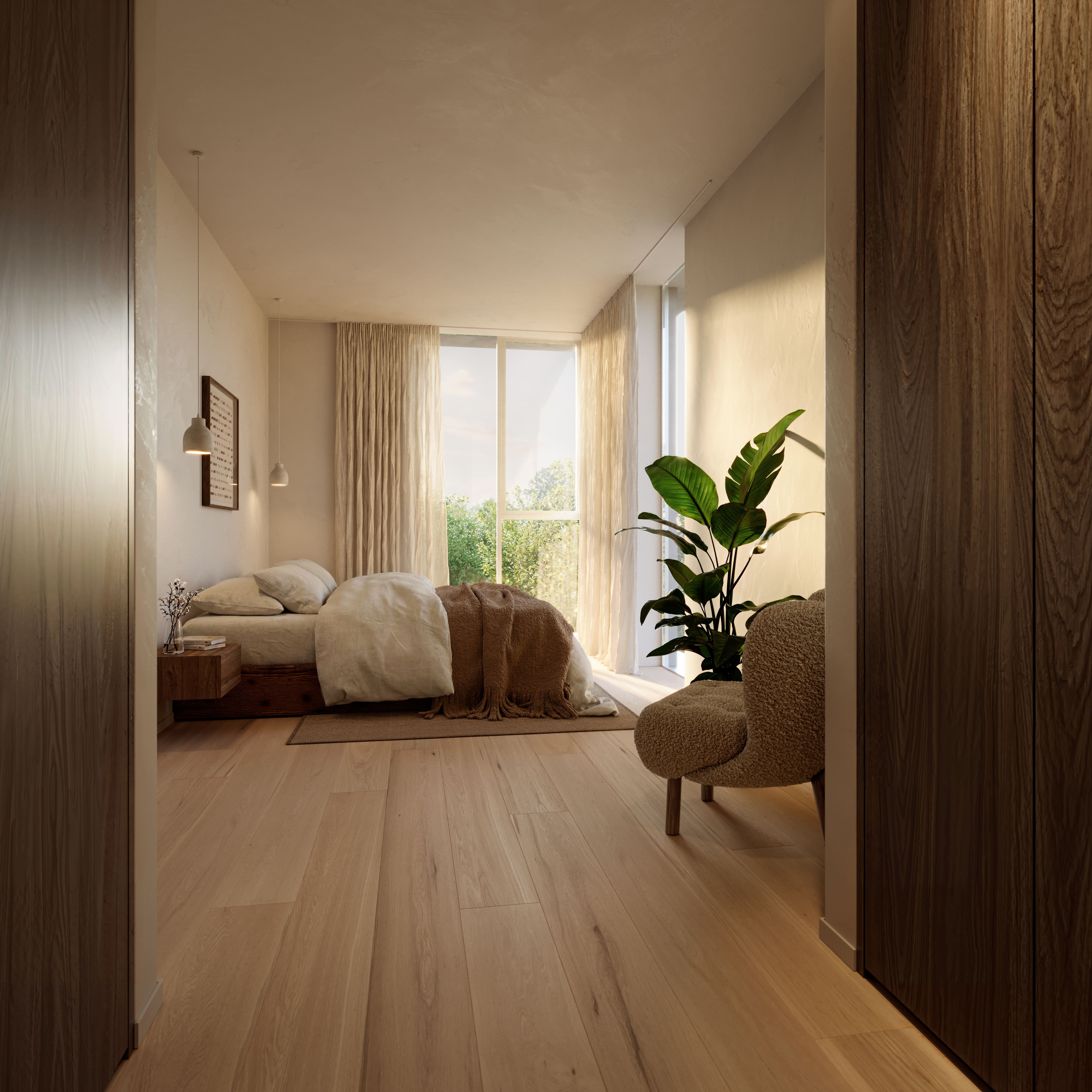 Interieur appartement A2.4 — terraszicht