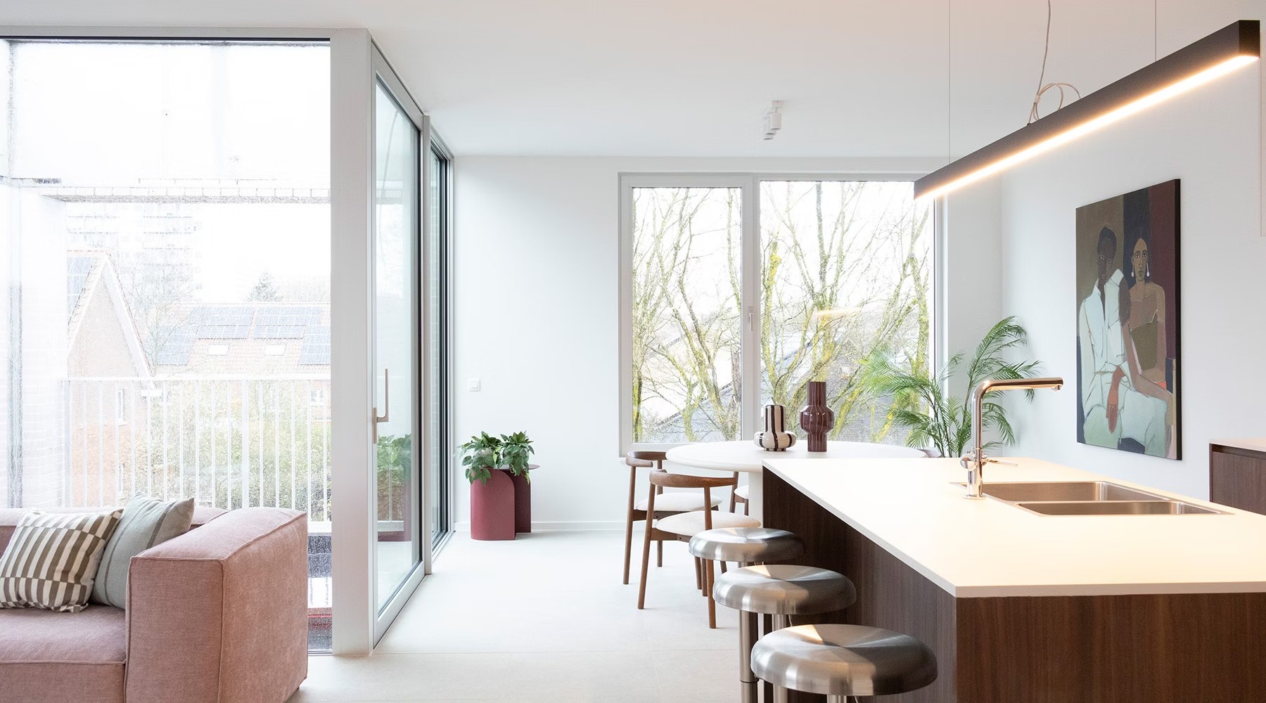 Keuken modelappartement ANNA Linkeroever