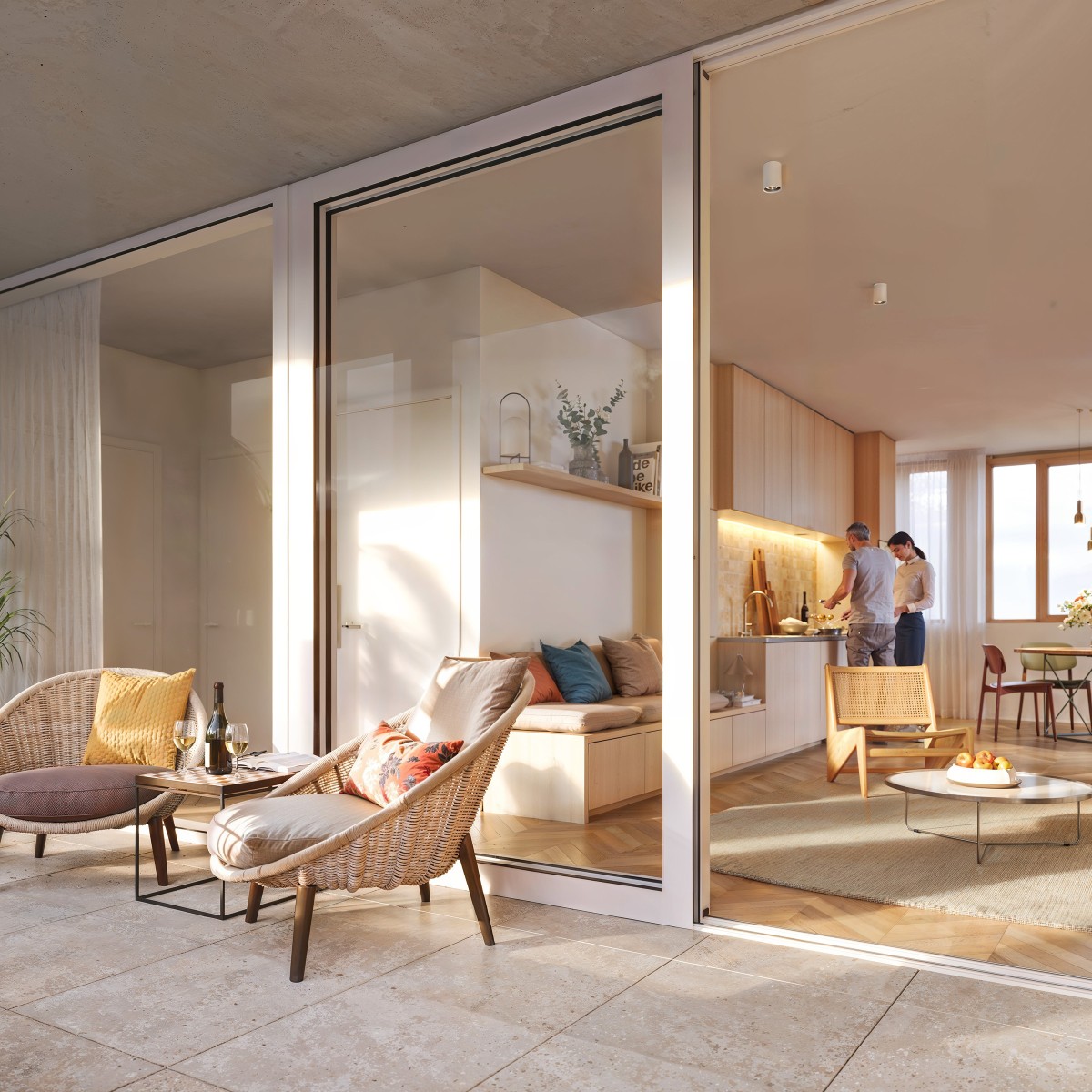 1-slaapkamerappartement