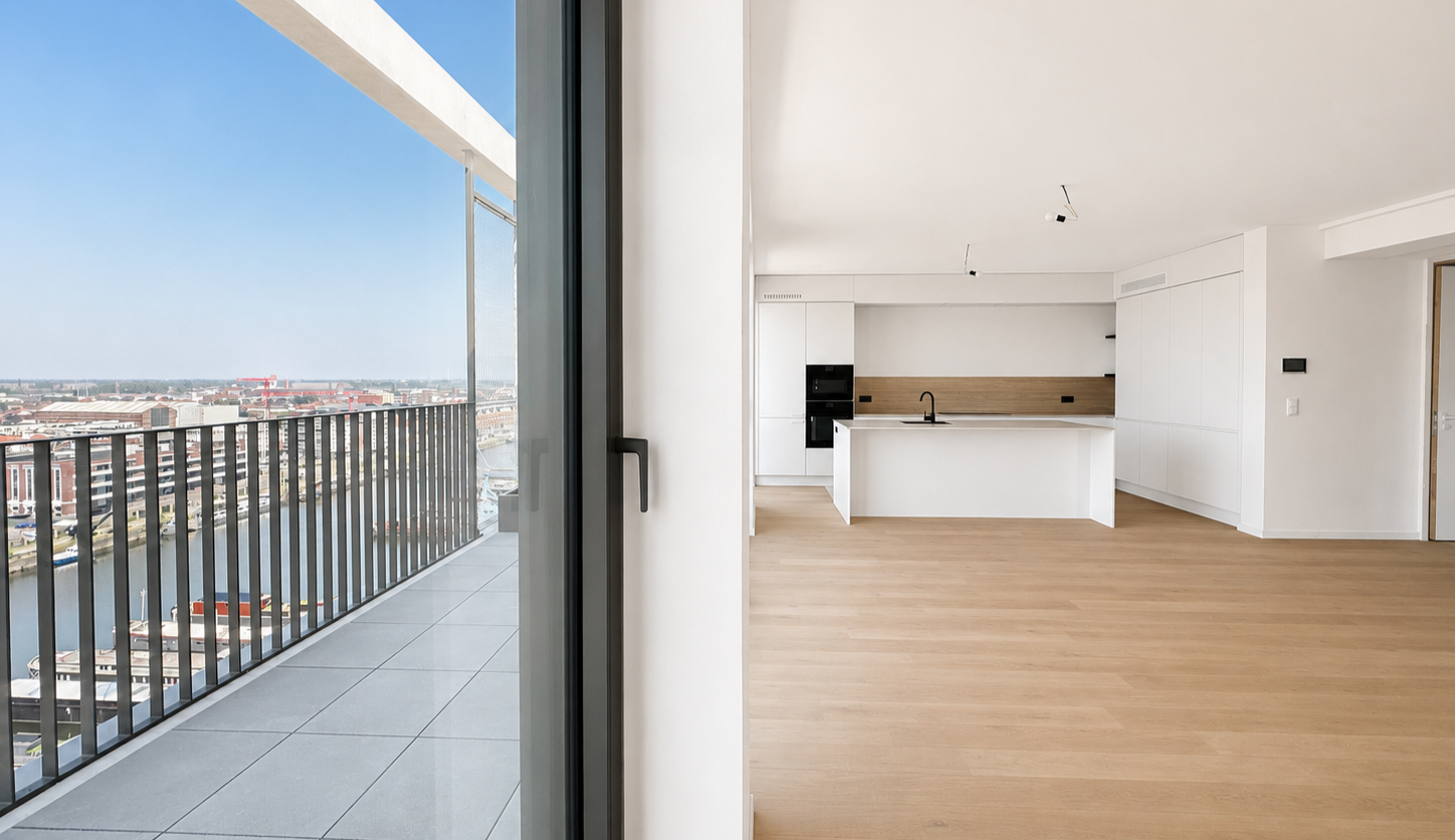 Appartement 13A, Penthouse in Tournesol De Nieuwe Dokken Gent