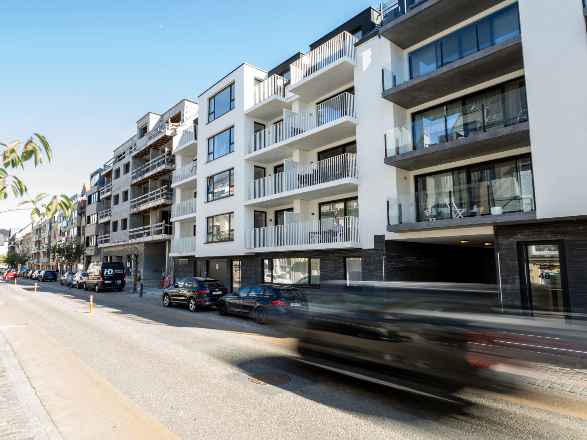 Residentie Swan gevel en buitenaanleg