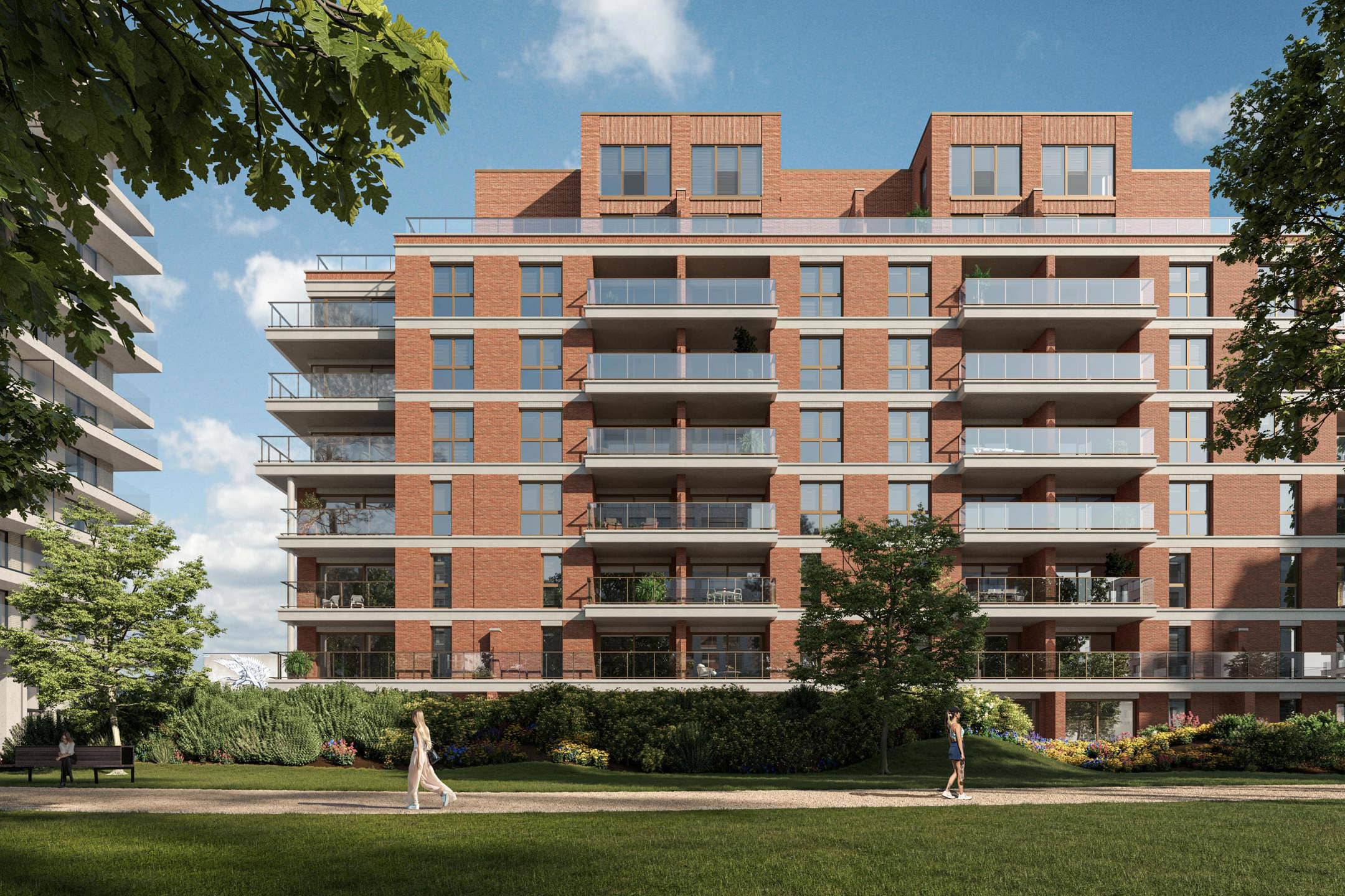 Park 27 nieuwbouw appartementen aan het park in Oostende