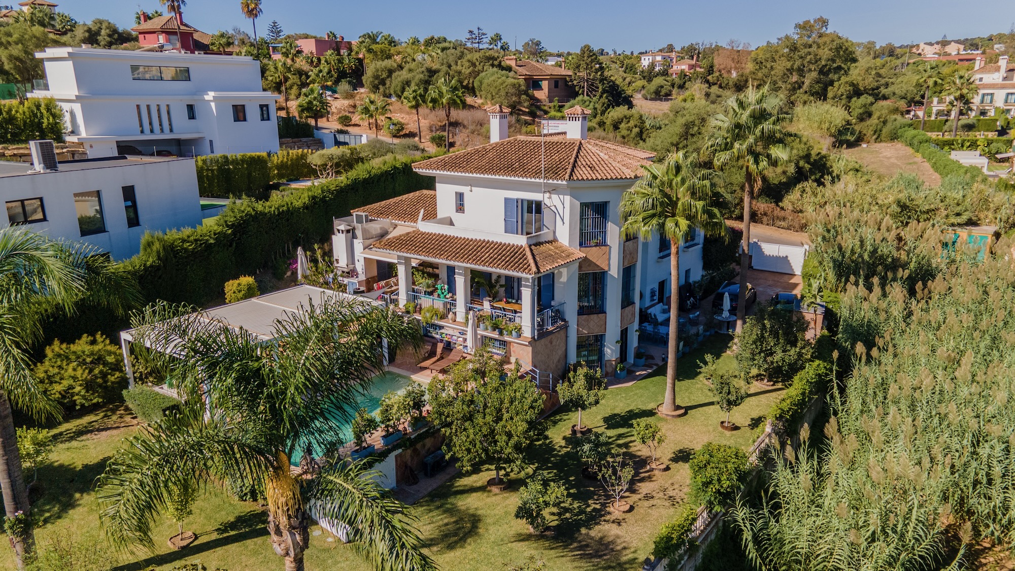 Familievilla Sotogrande Costa, villa familiale avec piscine priv&eacute;e &agrave; Sotogrande Costa