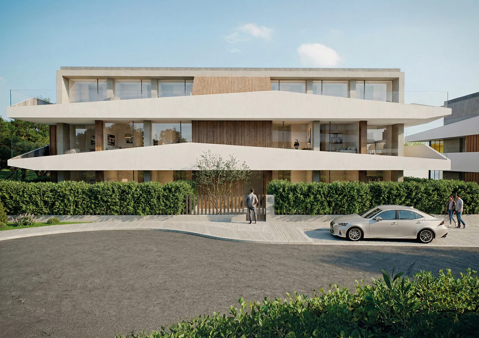 Familieappartement vooraanzicht SilverBay