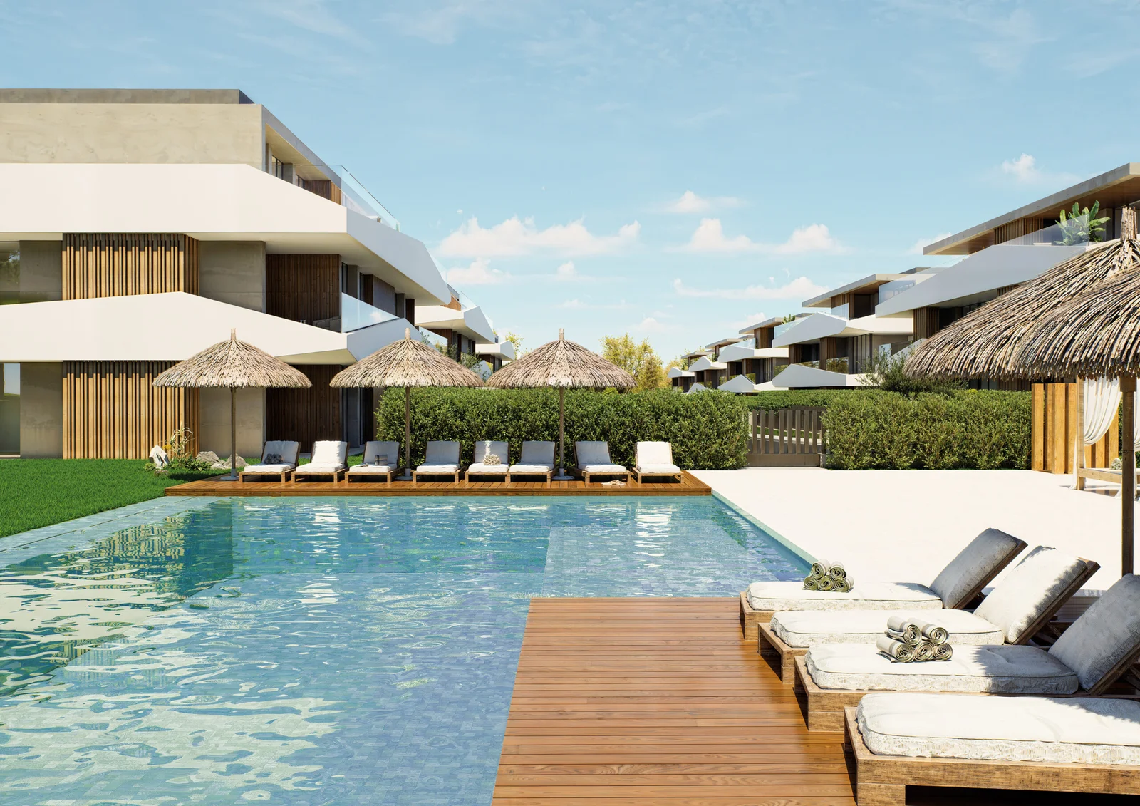 SilverBay Residences zwembad en terras aan de Portugese kust