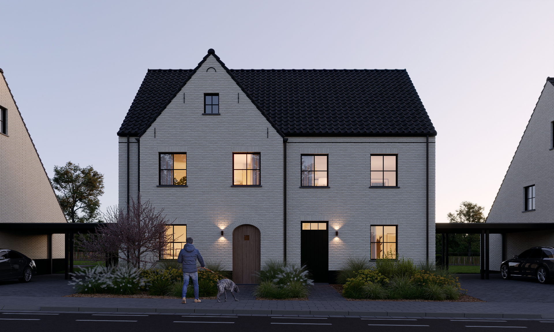Landelijke nieuwbouwwoning Zwevegem Stationsstraat