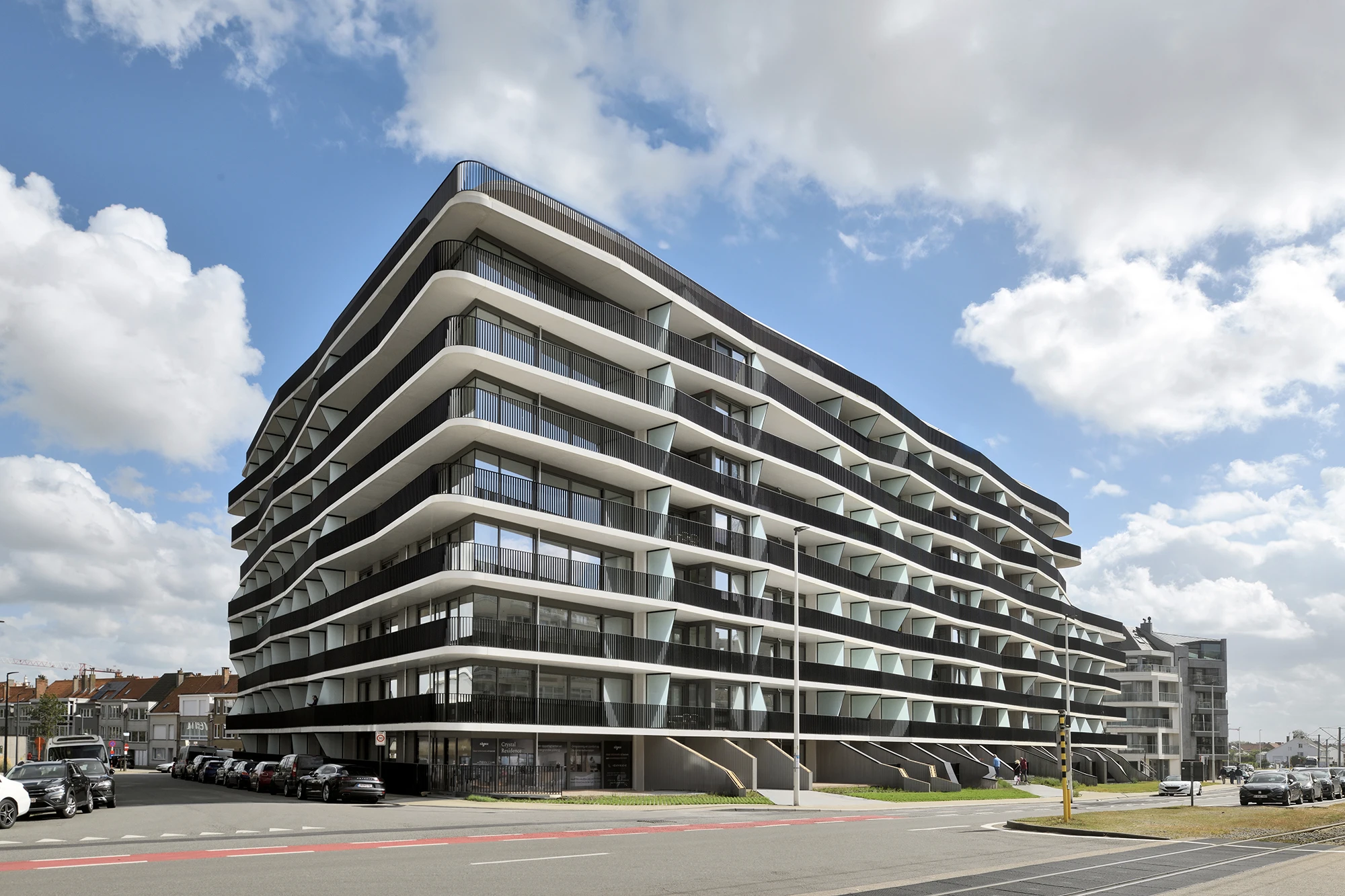 Crystal Residence vue frontale sur mer