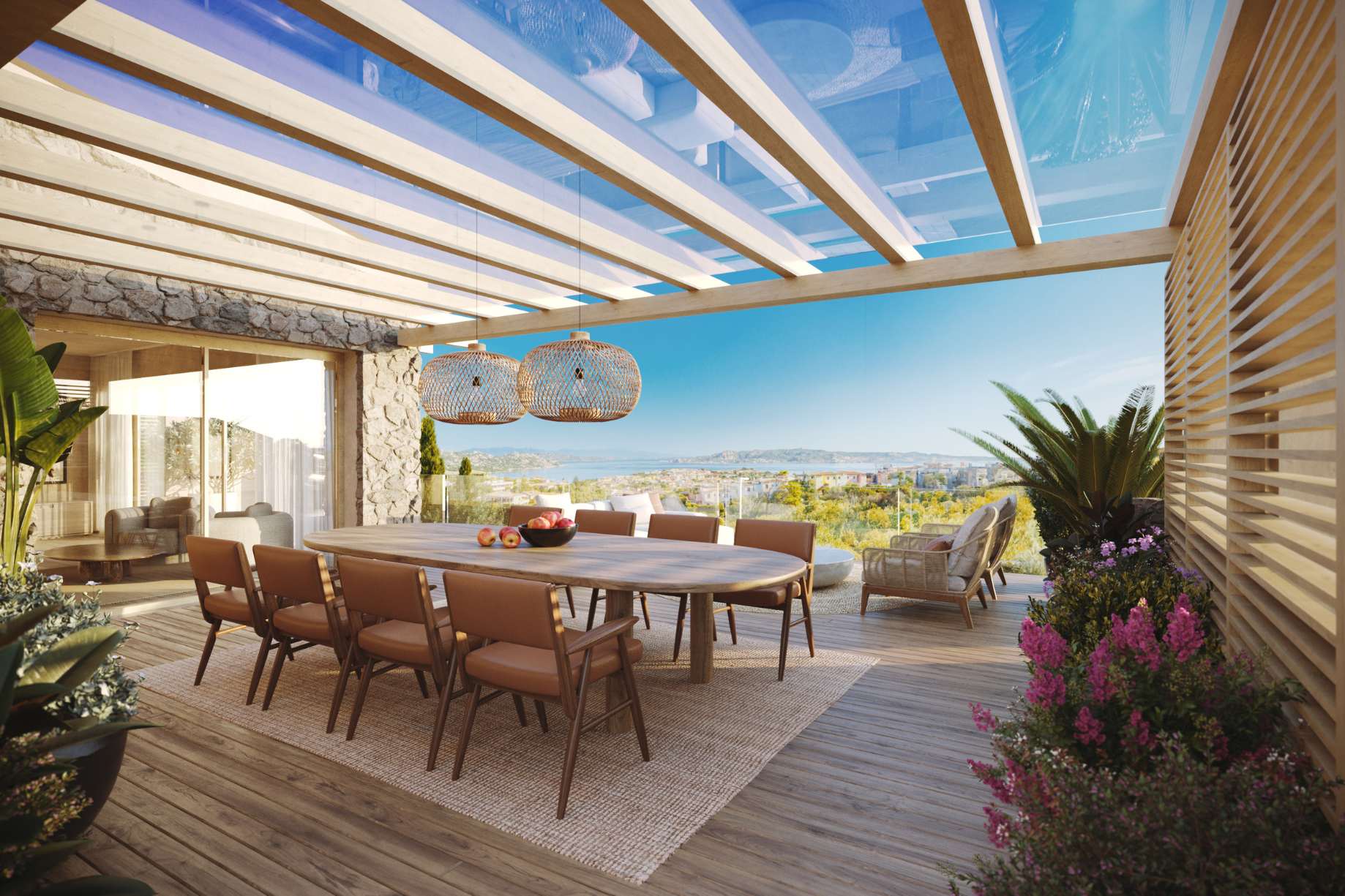 Private terrace with sea view