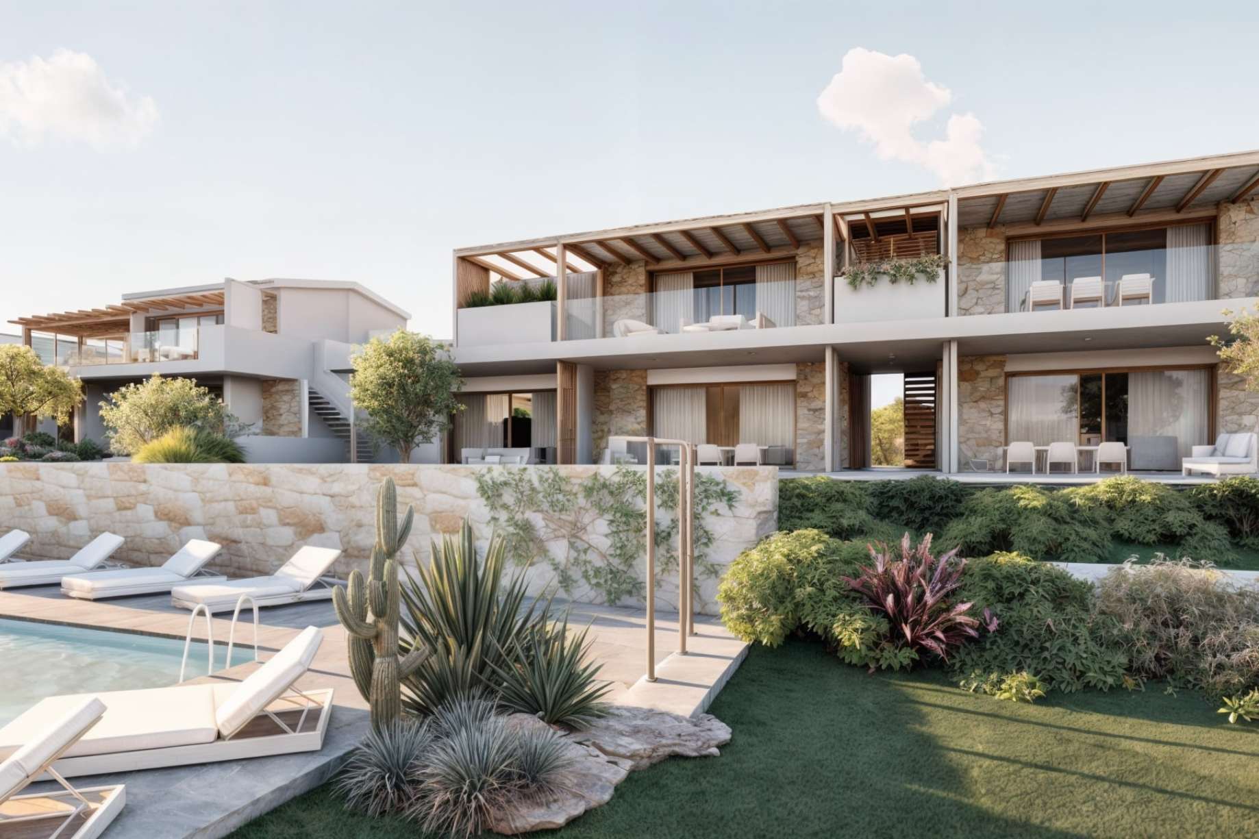 Residence Giardino Palau surrounded by greenery