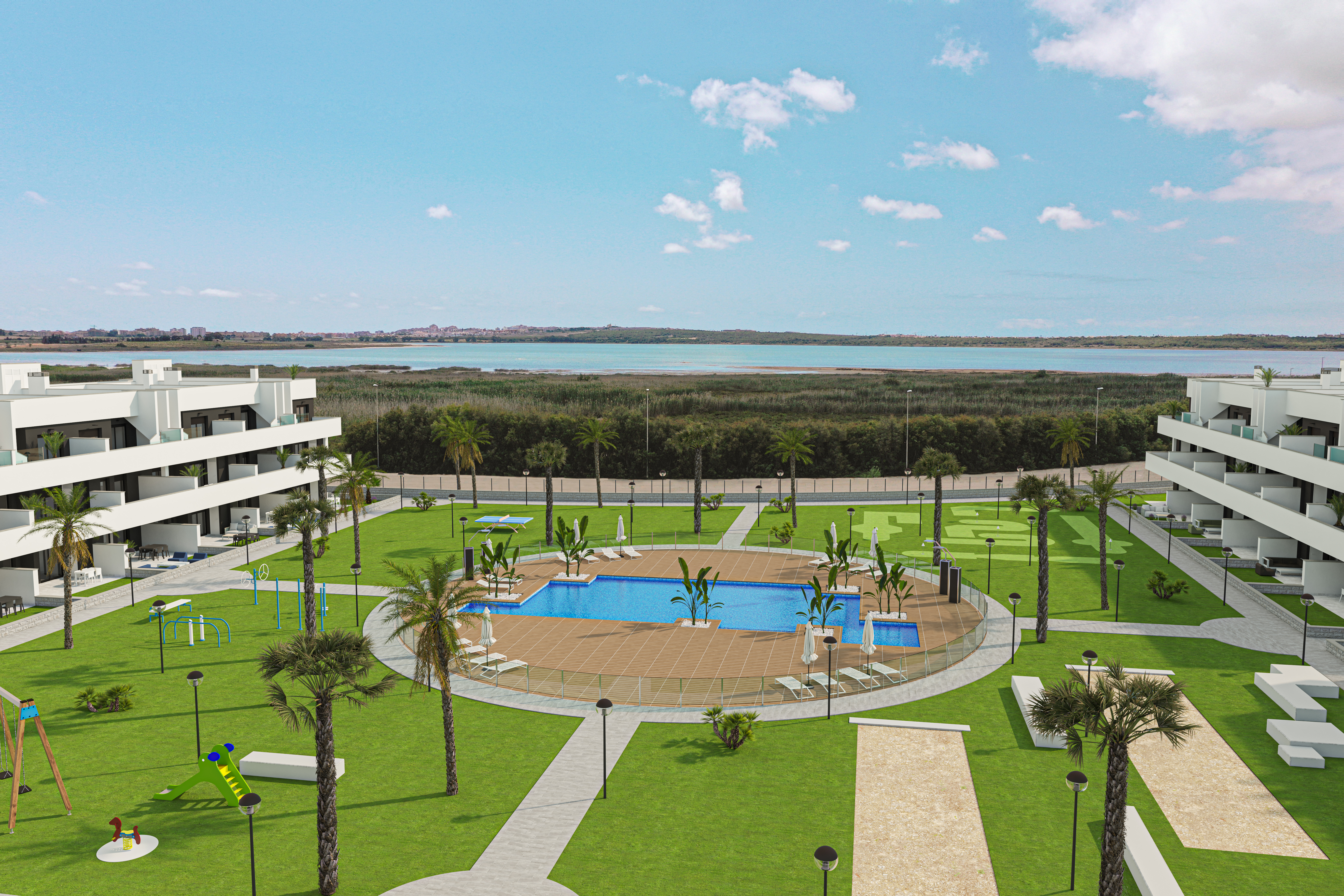 Oasis Laguna - landscaped gardens