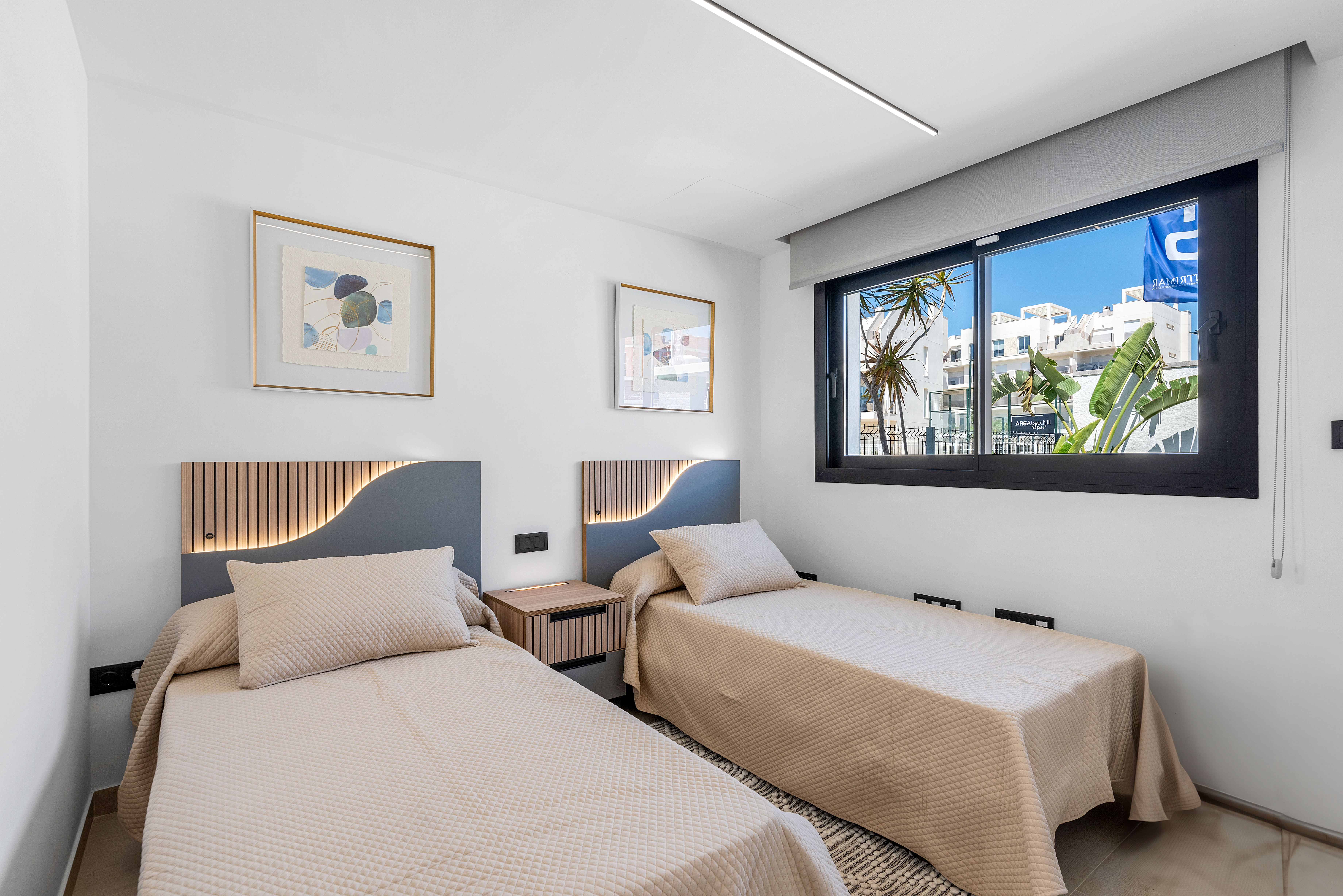 Show home - twin bedroom