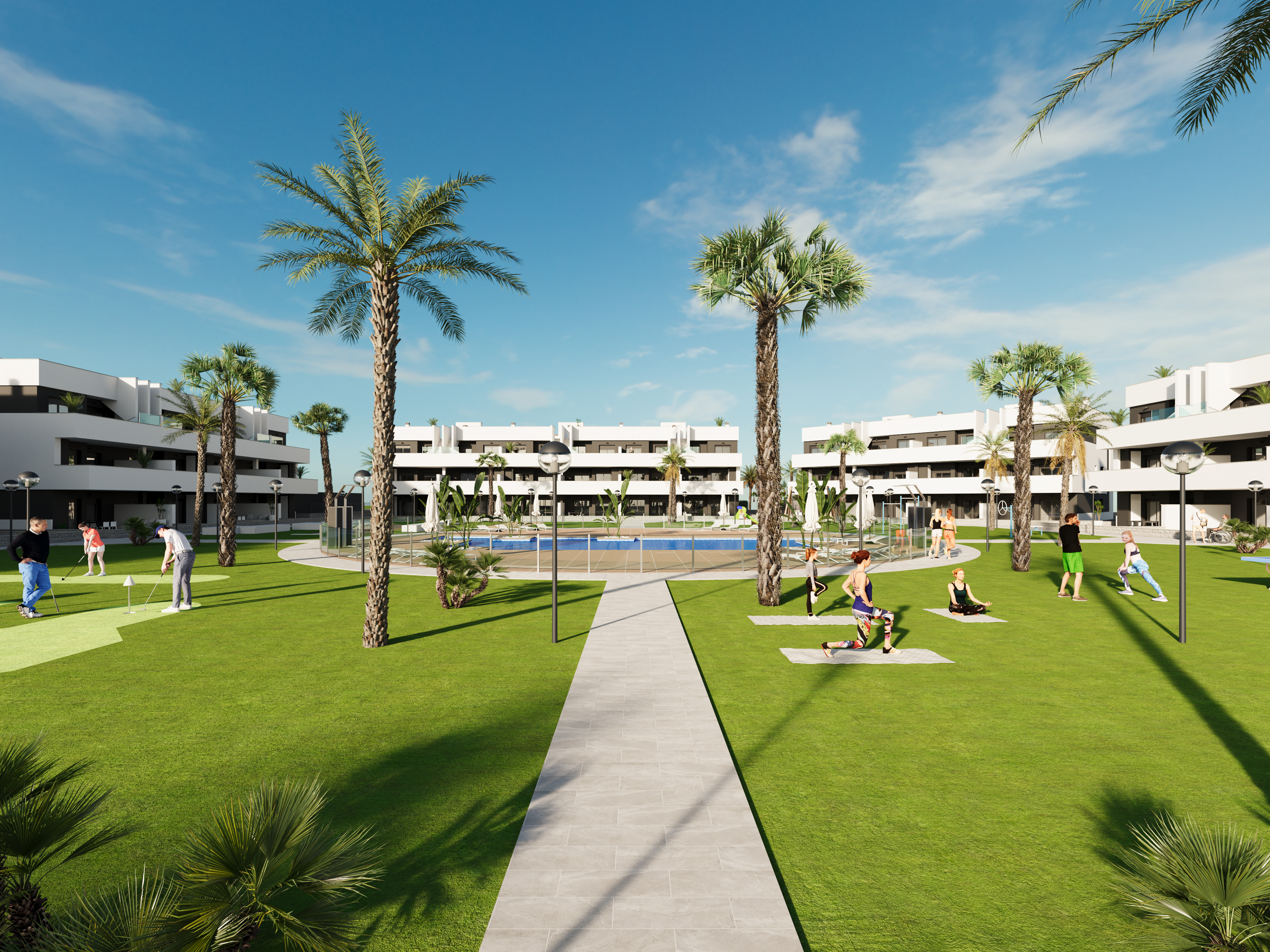 Oasis Laguna - pool area