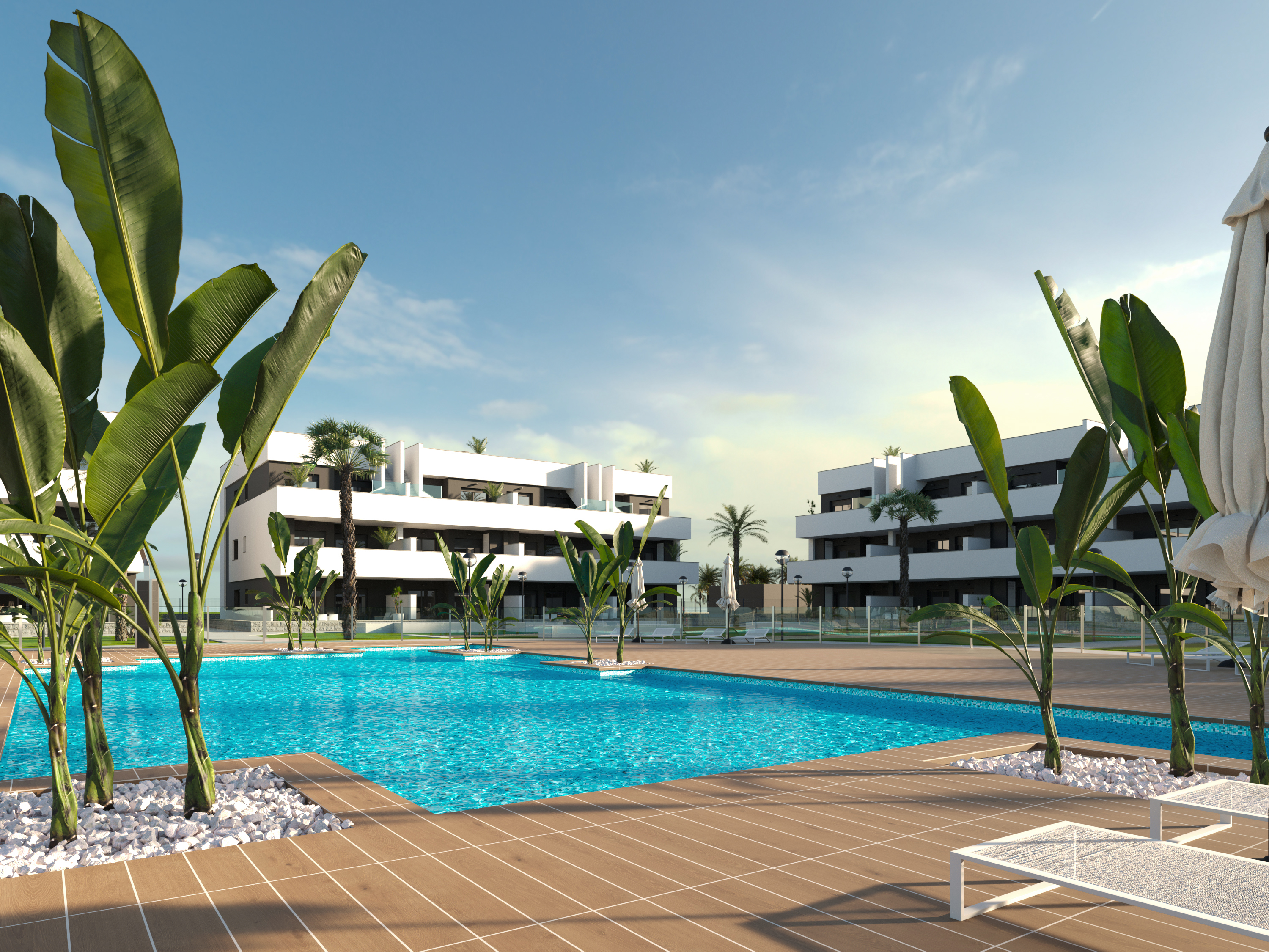 Oasis Laguna terraces and solarium