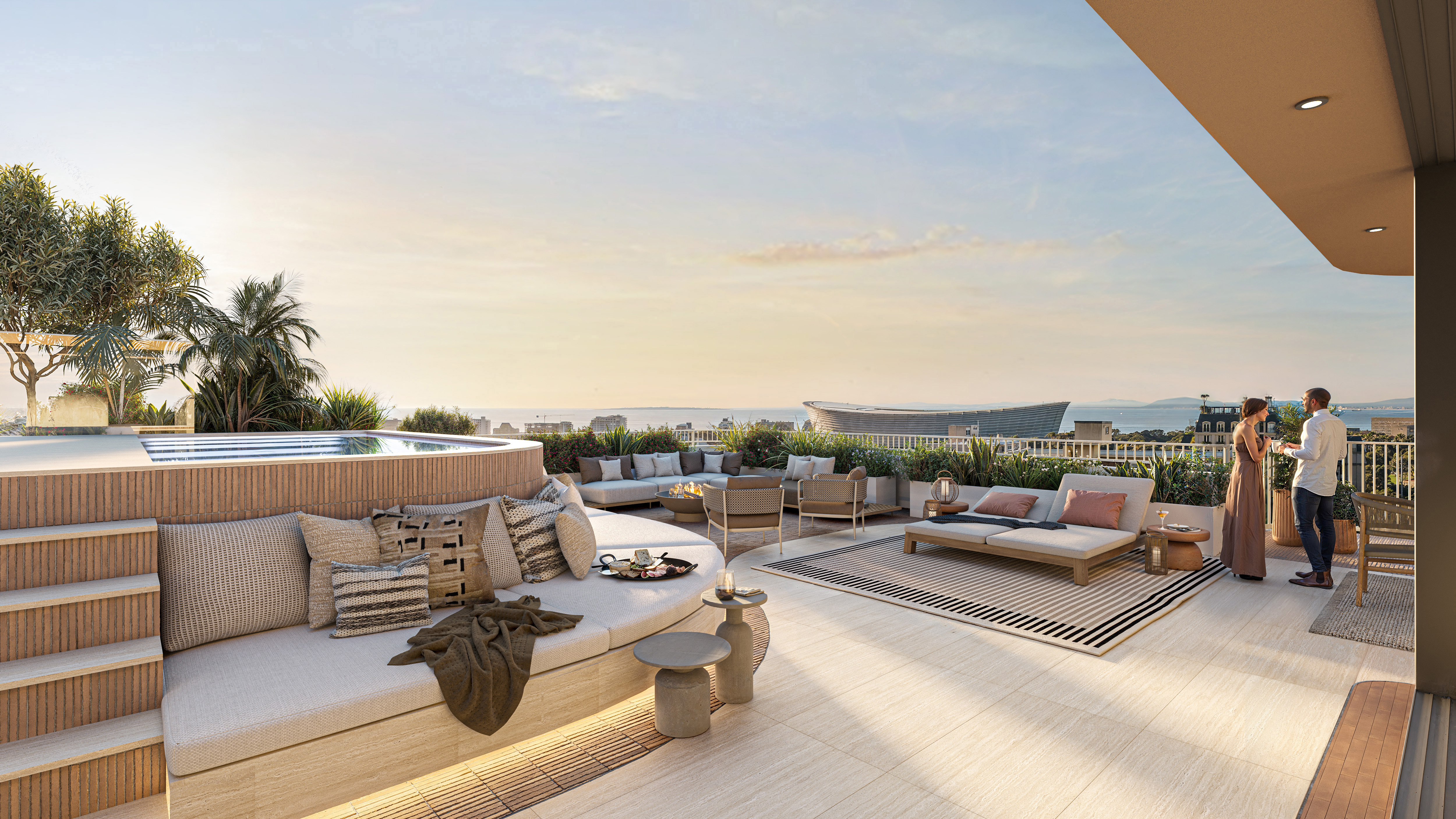 Penthouse met uitzicht