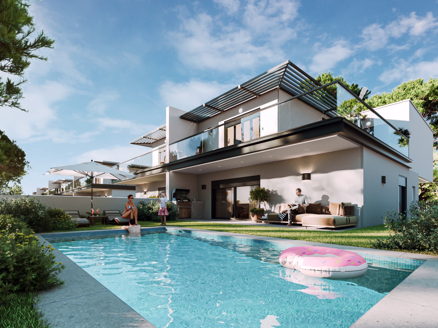 T4 villa with private pool at Herdade do Meio