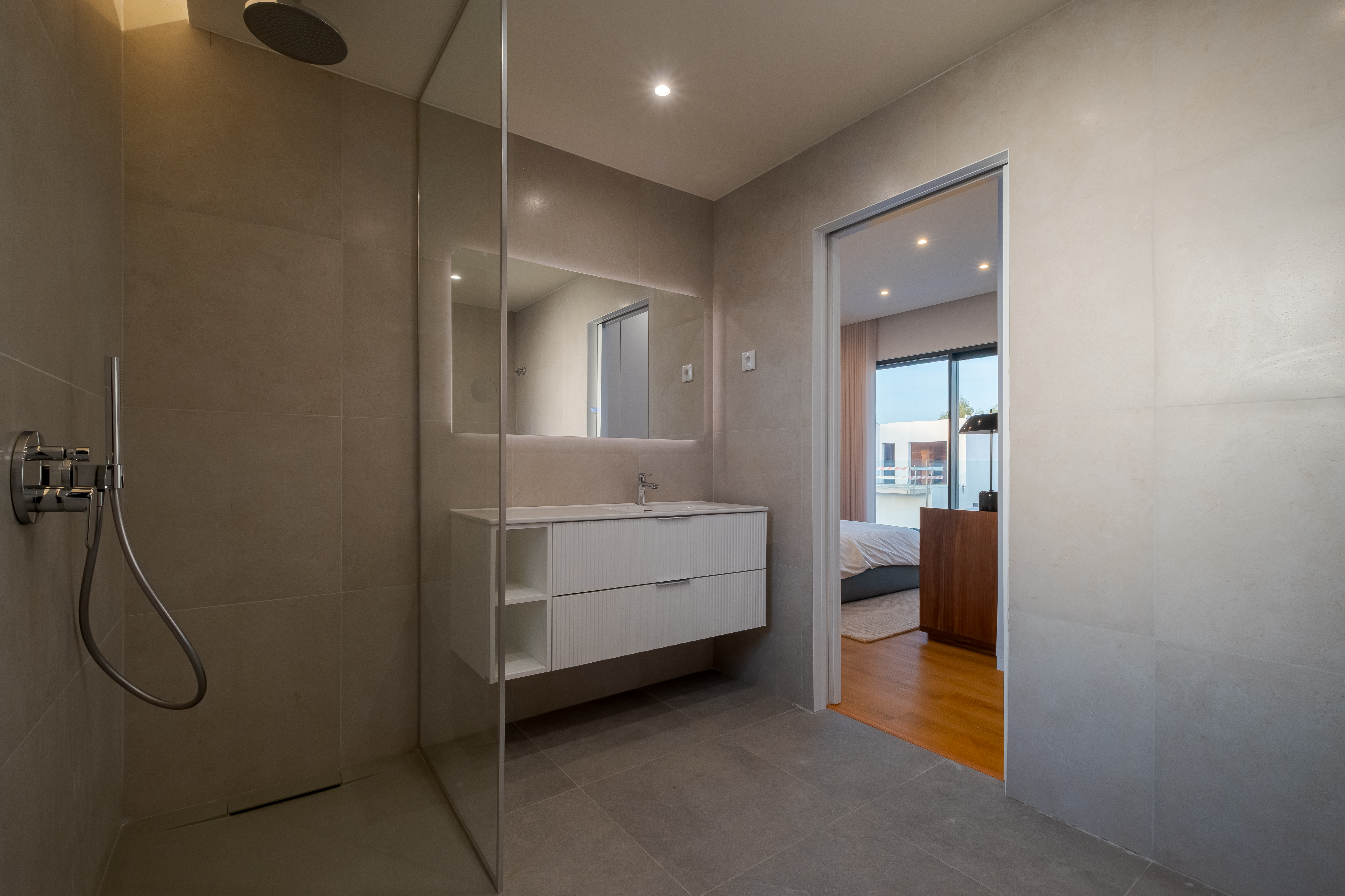 En-suite bathroom connected to the master bedroom