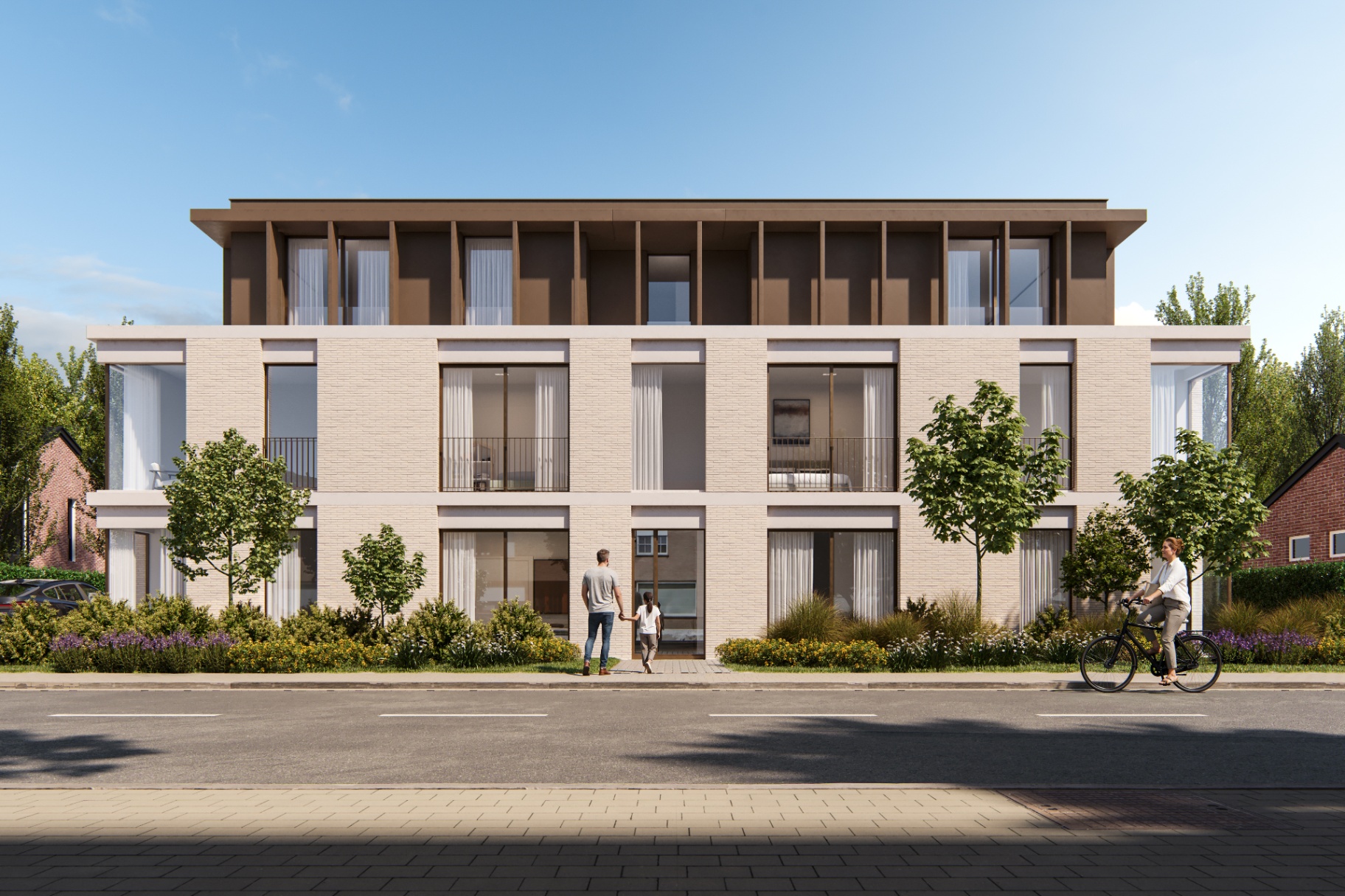 Residentie Hugo Verriest voorgevel Hoogstraat Deerlijk