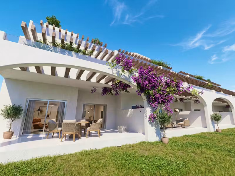 Interieur van een woning in Pueblo Barea