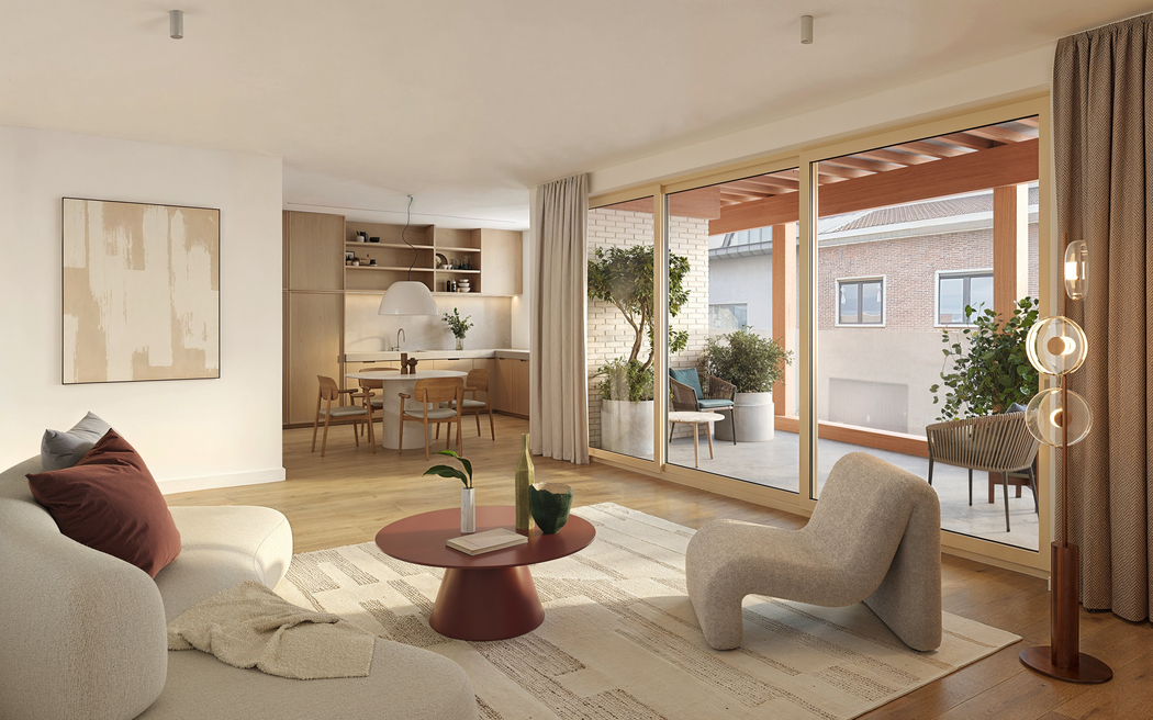 Interieurbeeld van een appartement