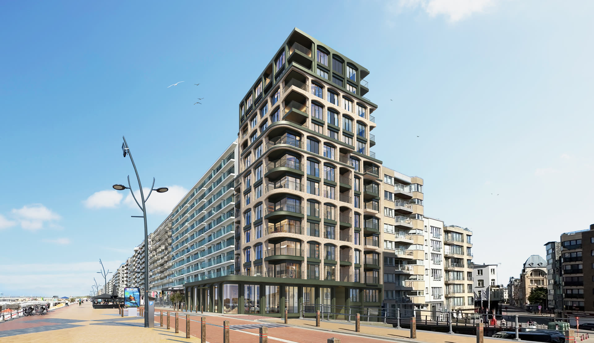 Residentie Sables d'Or aan de Blankenbergse Zeedijk