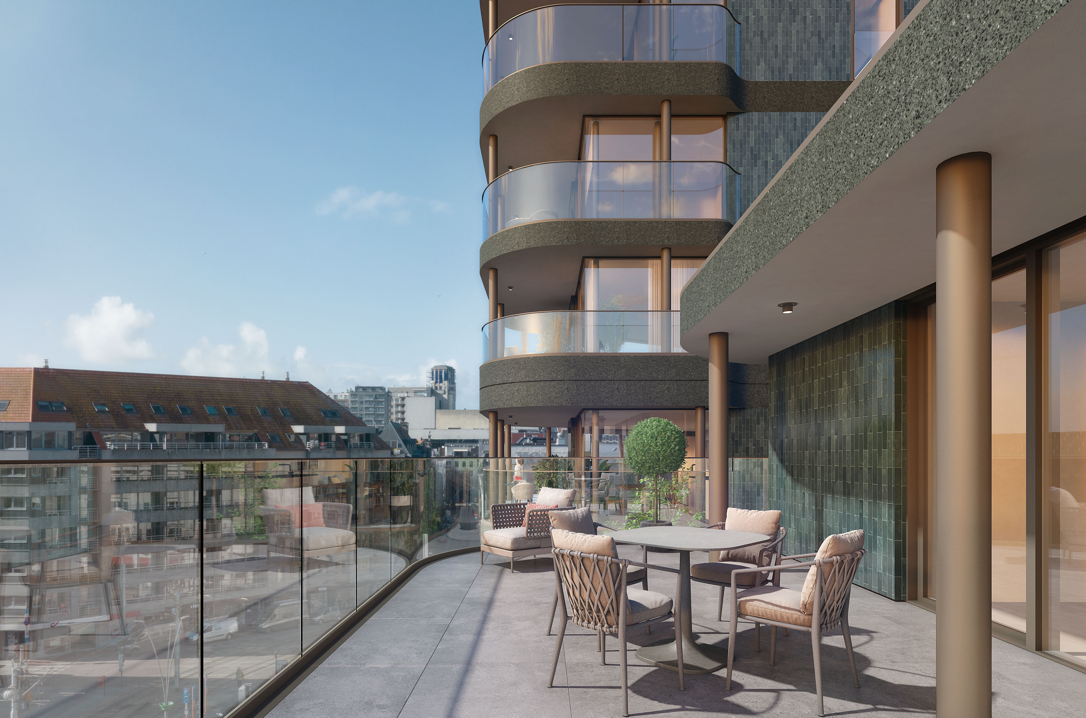 Terrassen van Residentie Lux'Or