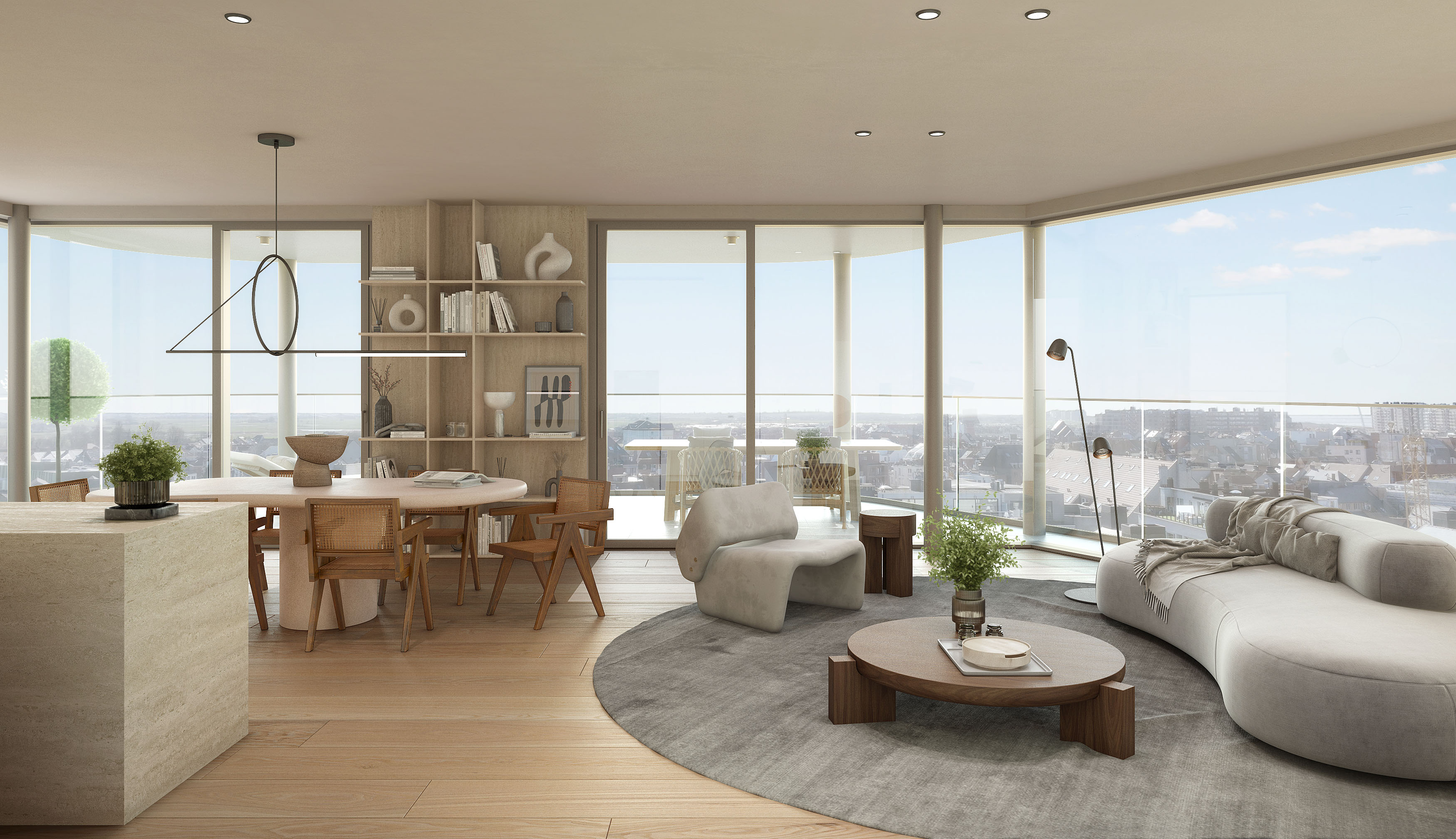 Interieurbeeld van een appartement in Residentie Lux'Or