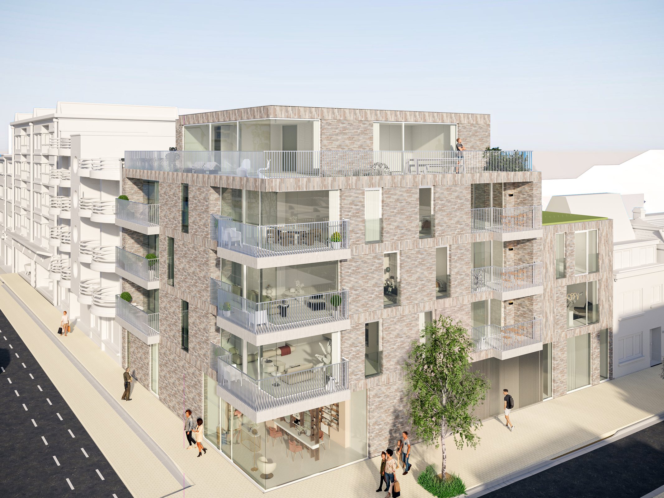 Locatie van Residentie Maréa op de kaart, Mariakerke, Oostende