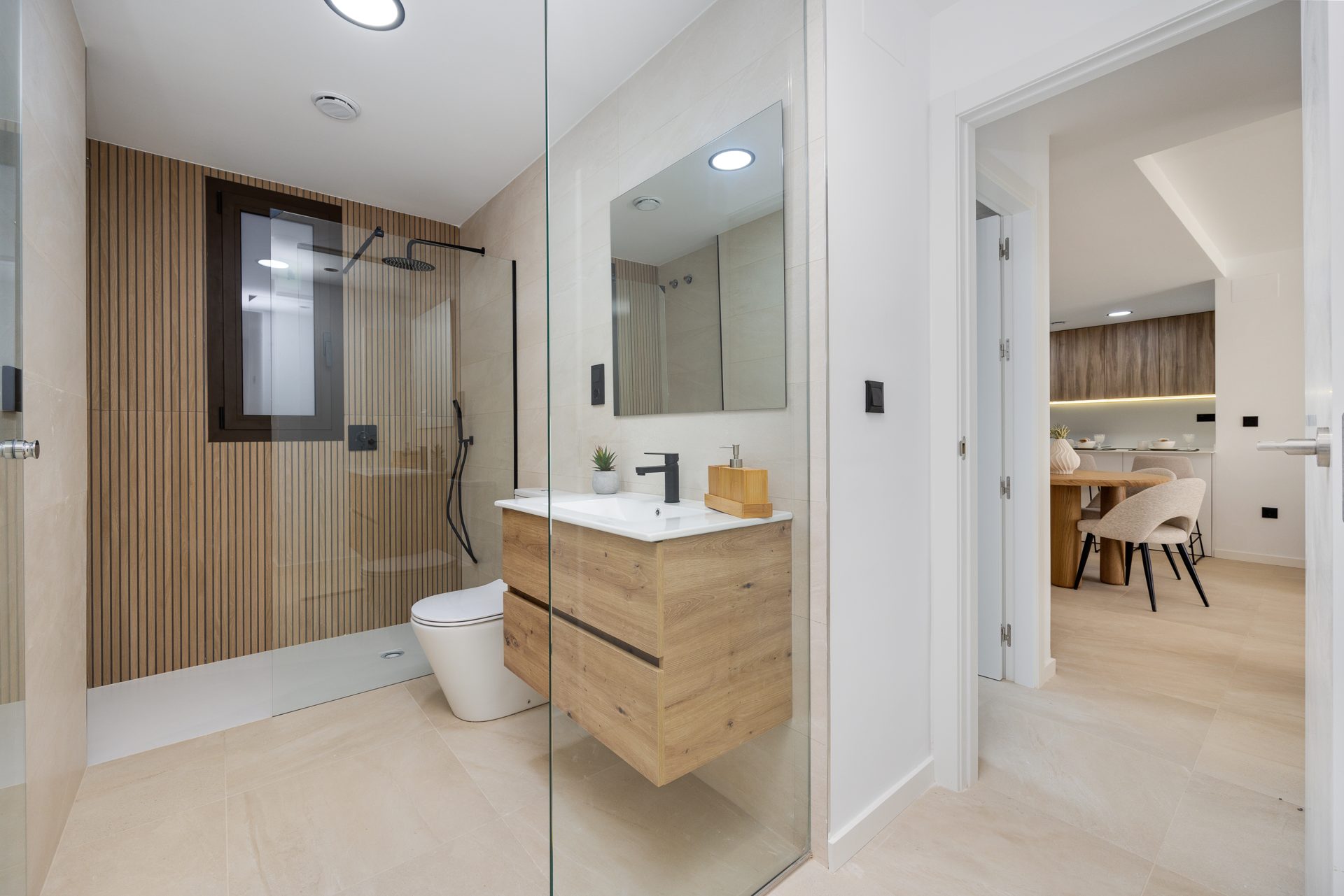 Bathroom with walk-in shower