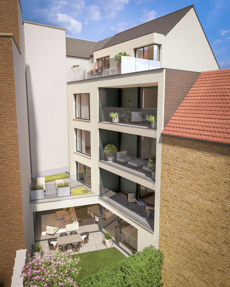 Privéterrassen aan de achterzijde