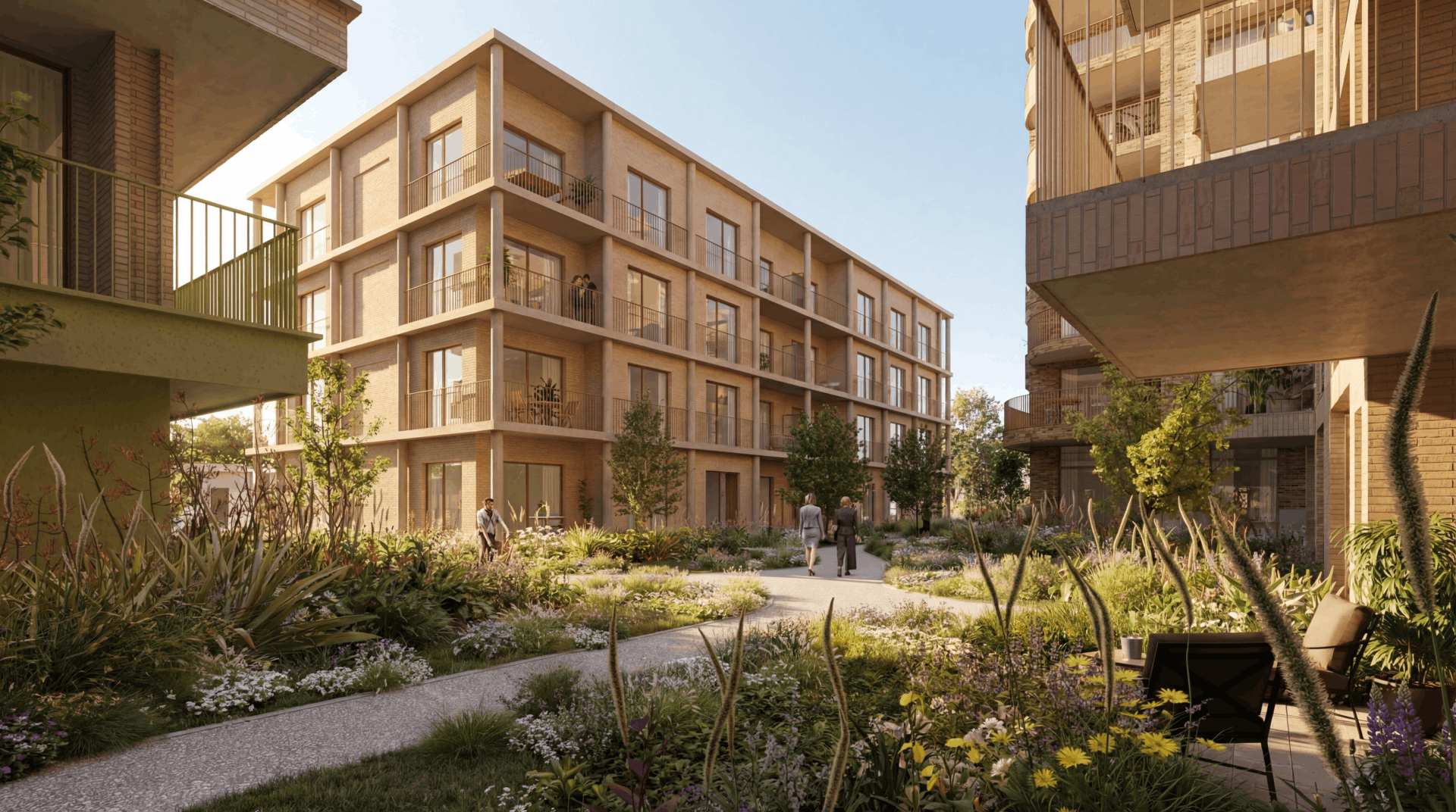 Privépark en wandelpaden in Ankerhavn