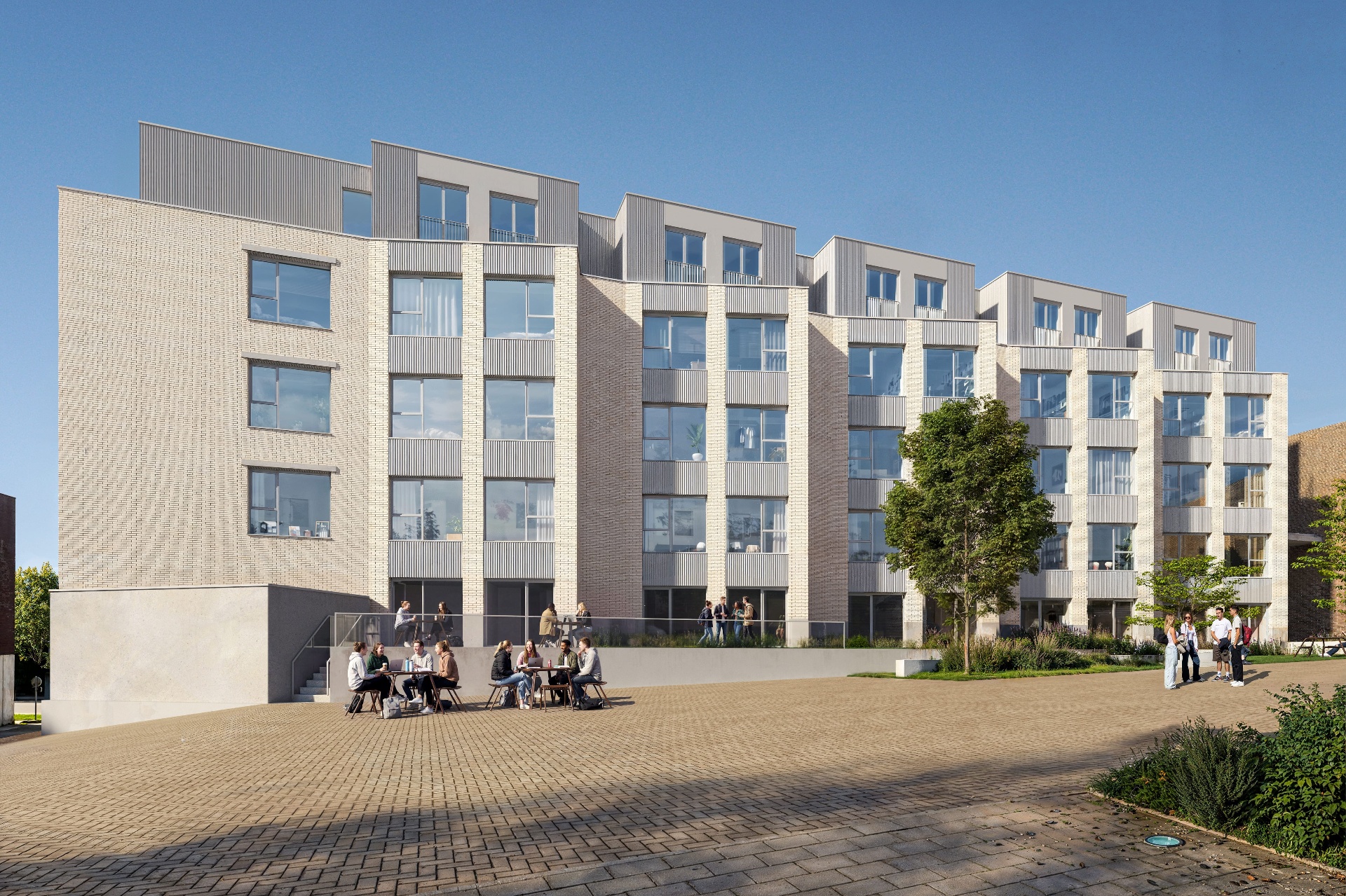 Vogelzang studentenvastgoed Leuven - modern gebouw naast Campus Gasthuisberg