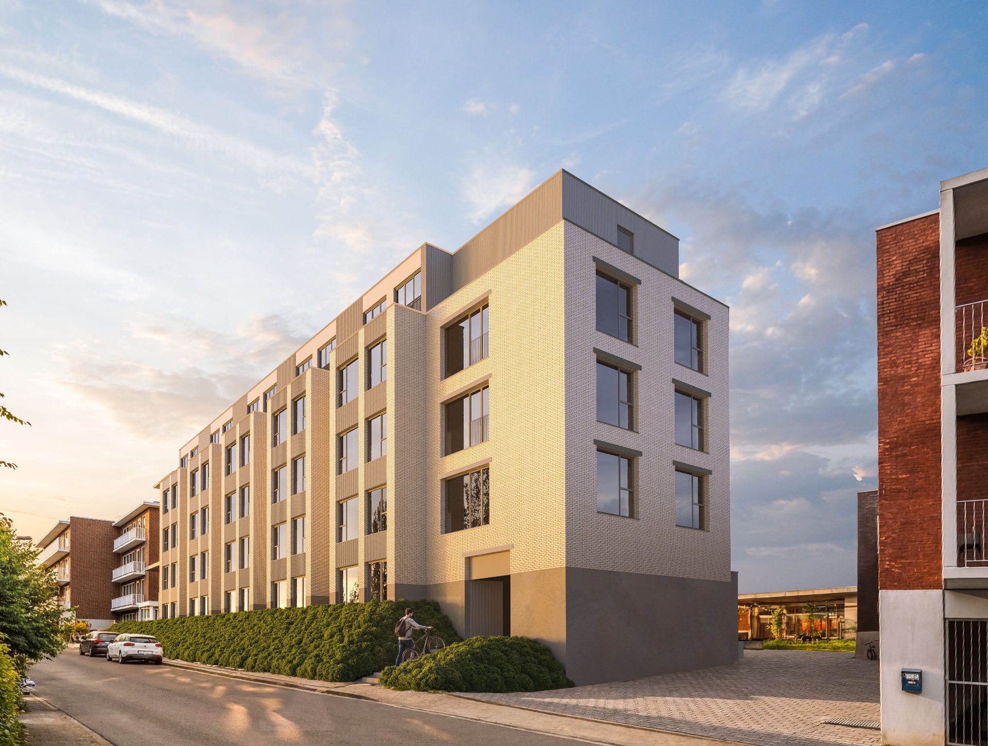 Vogelzang gebouw straatzijde Leuven