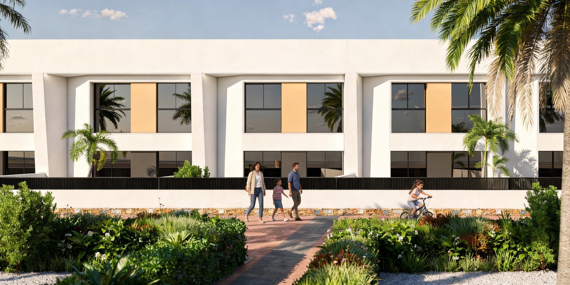 Bahia Nova 2 — exterior facade with landscaped gardens