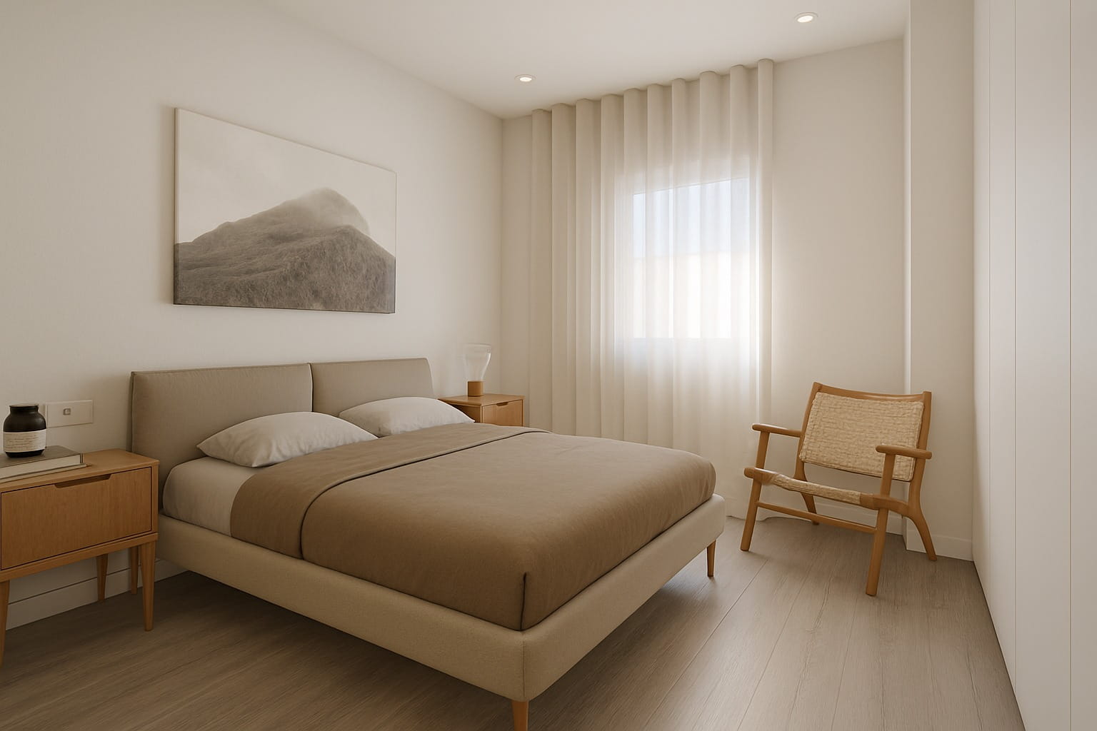 Master bedroom with terrace