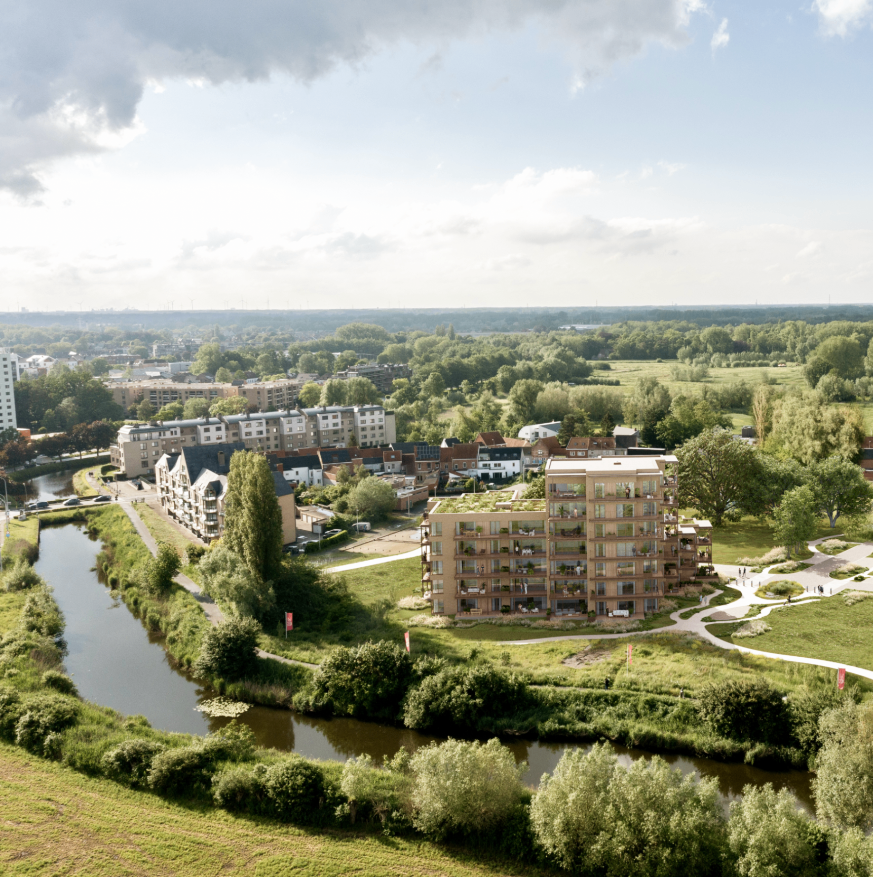 Ardea in het groen