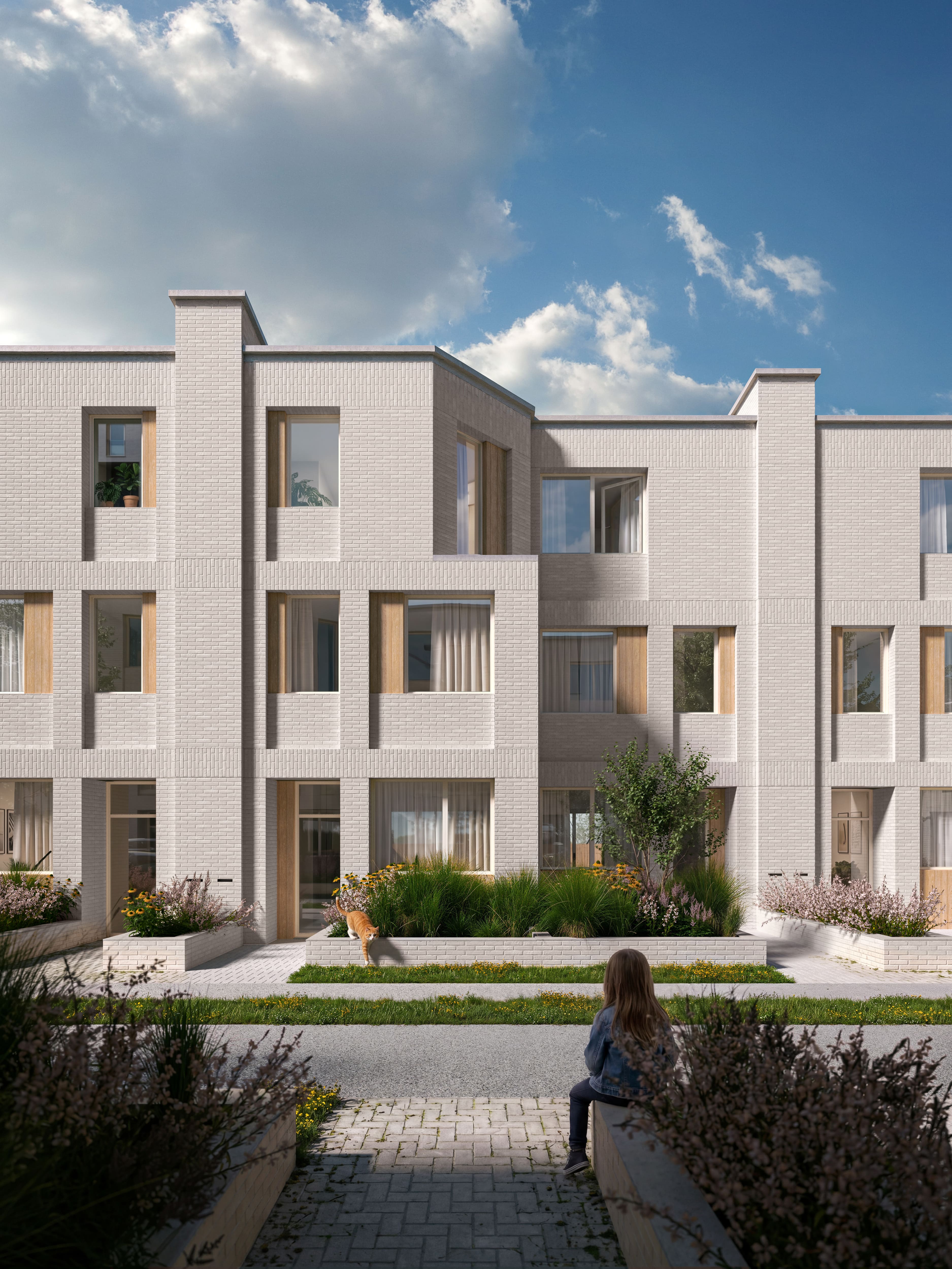 Zicht op de residenties