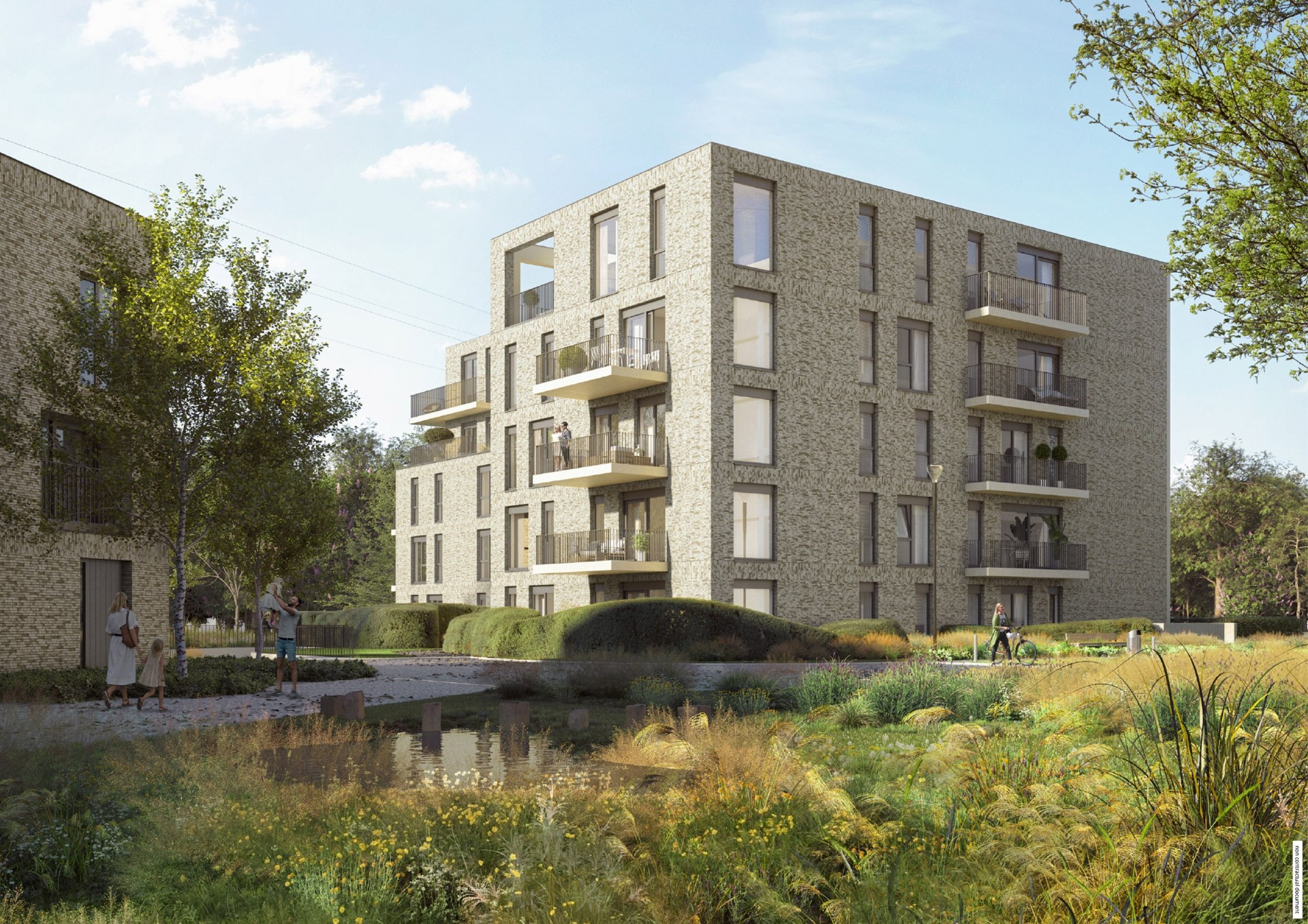 Zimmerpark Verde — nieuwbouwappartementen in een groene wijk in Lier