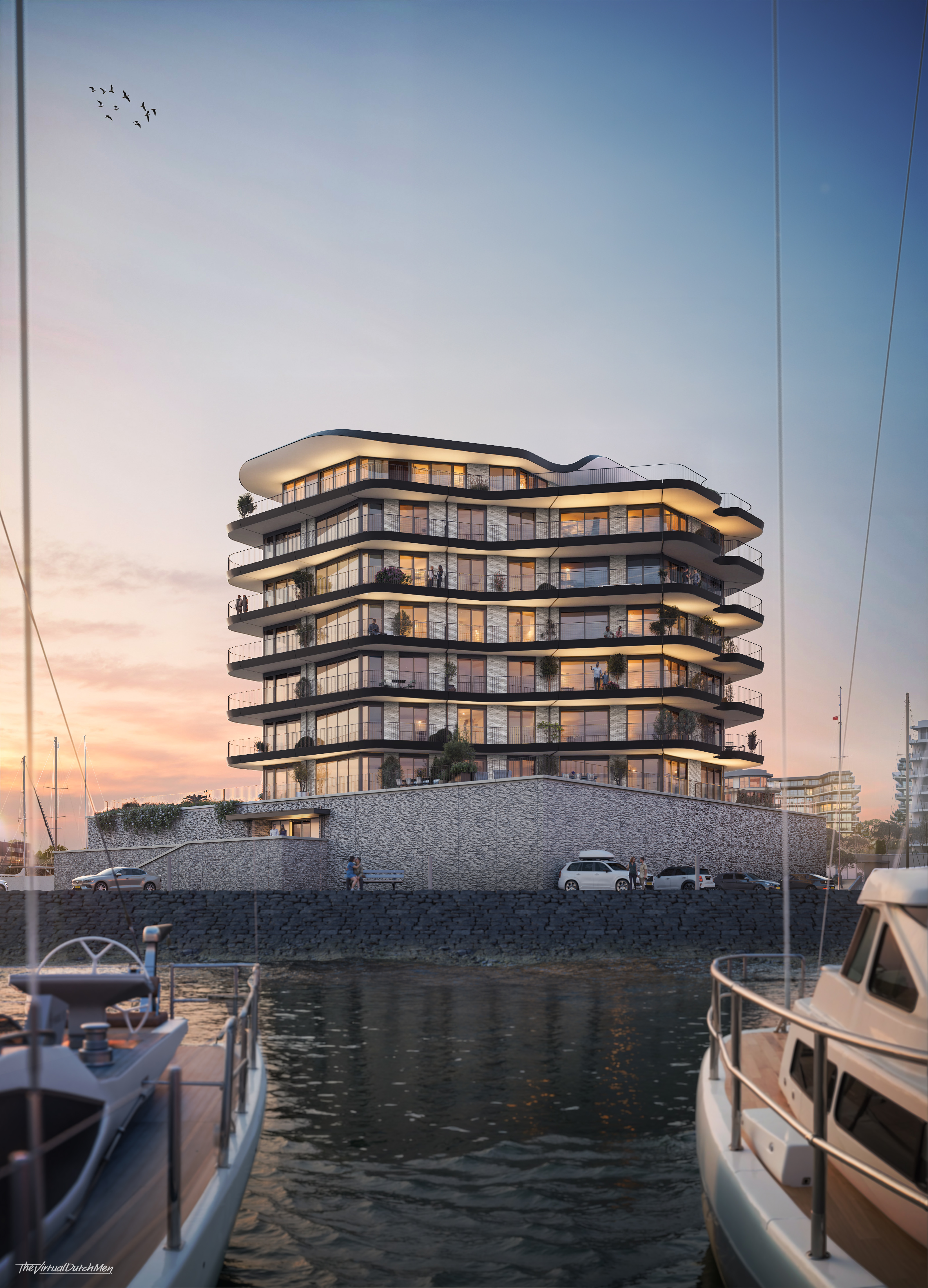 De Rog Breskens — luxe appartementen aan de jachthaven