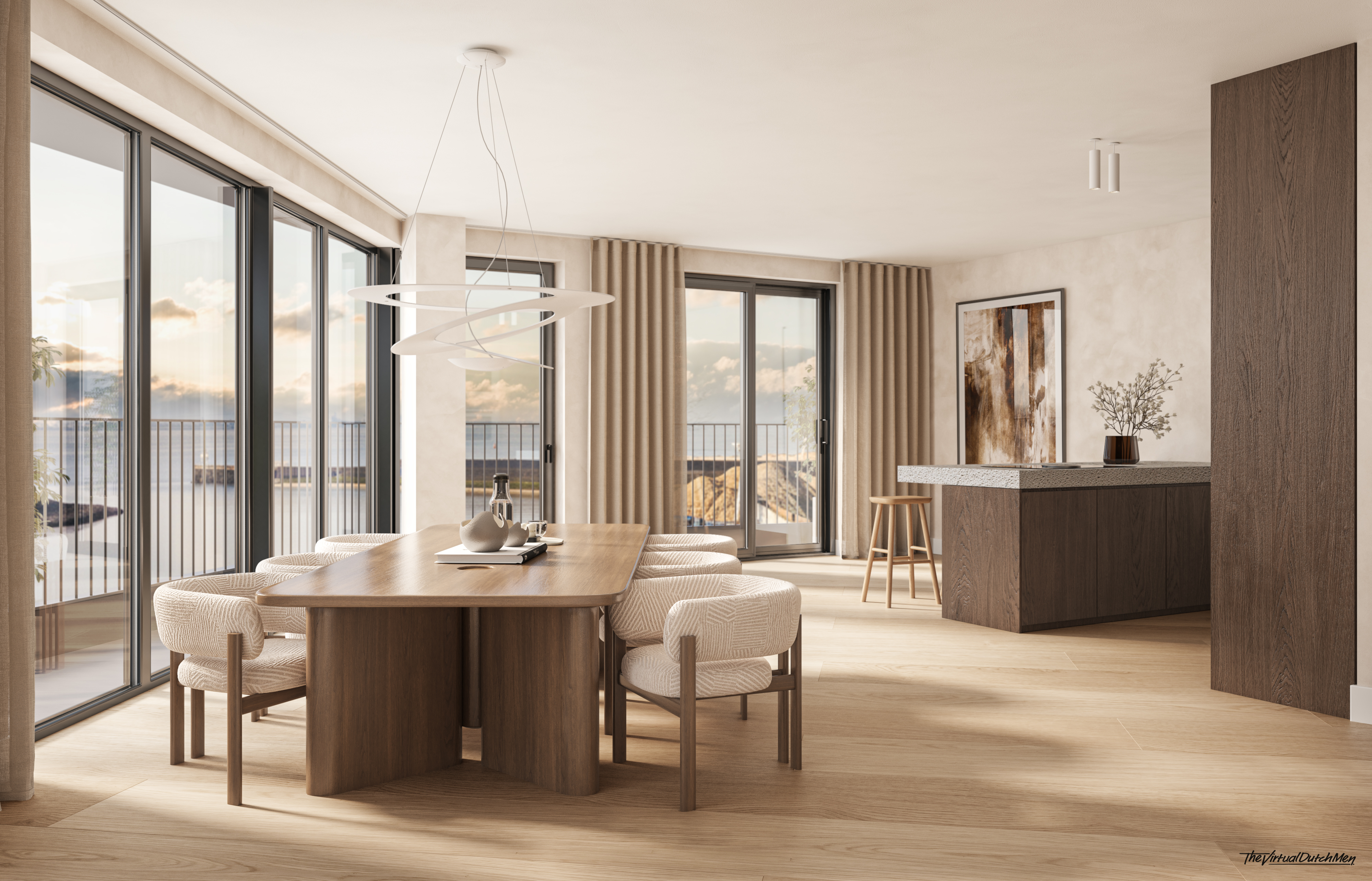 Interieur appartement derde verdieping